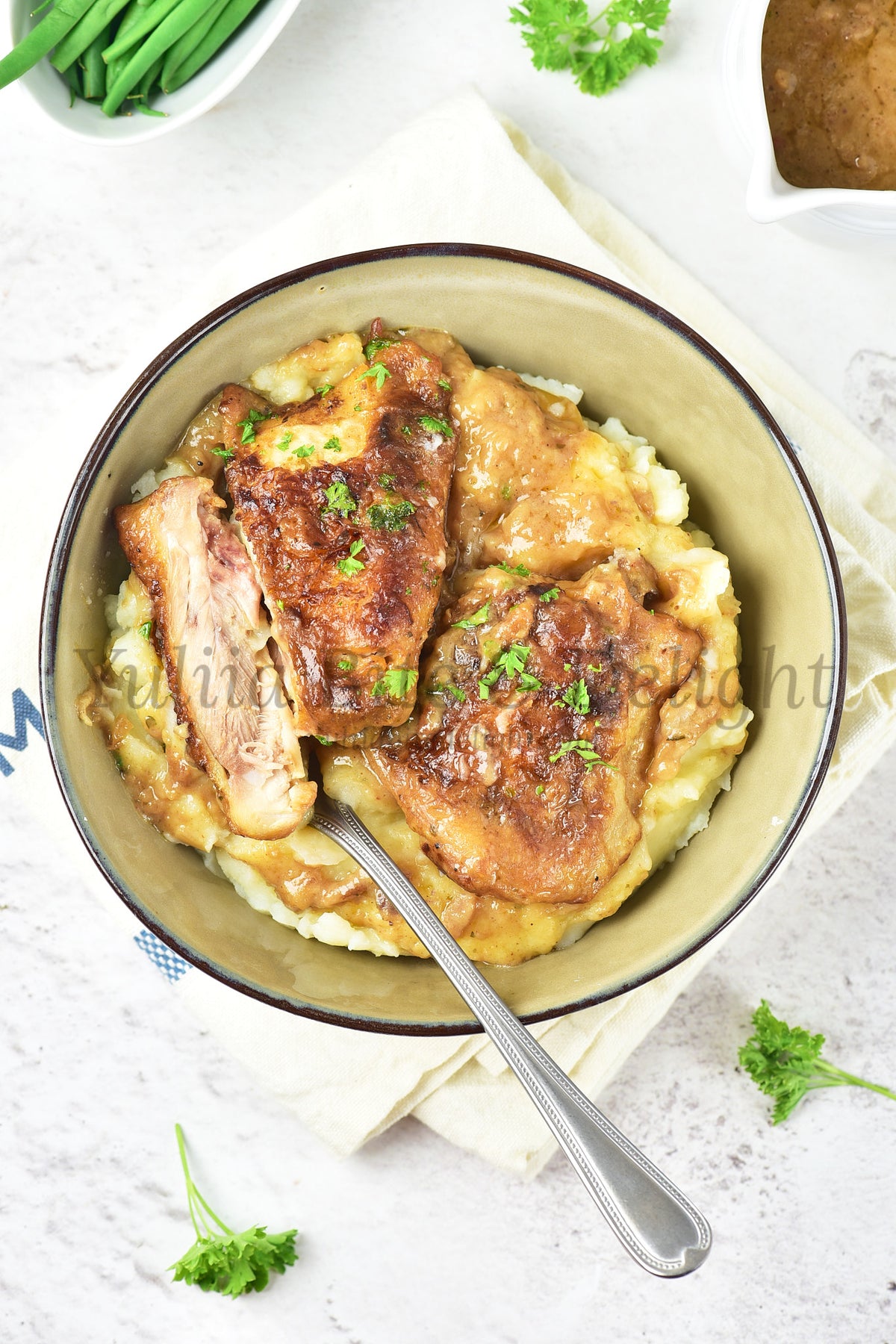 Smothered Chicken - Set 4 of 5