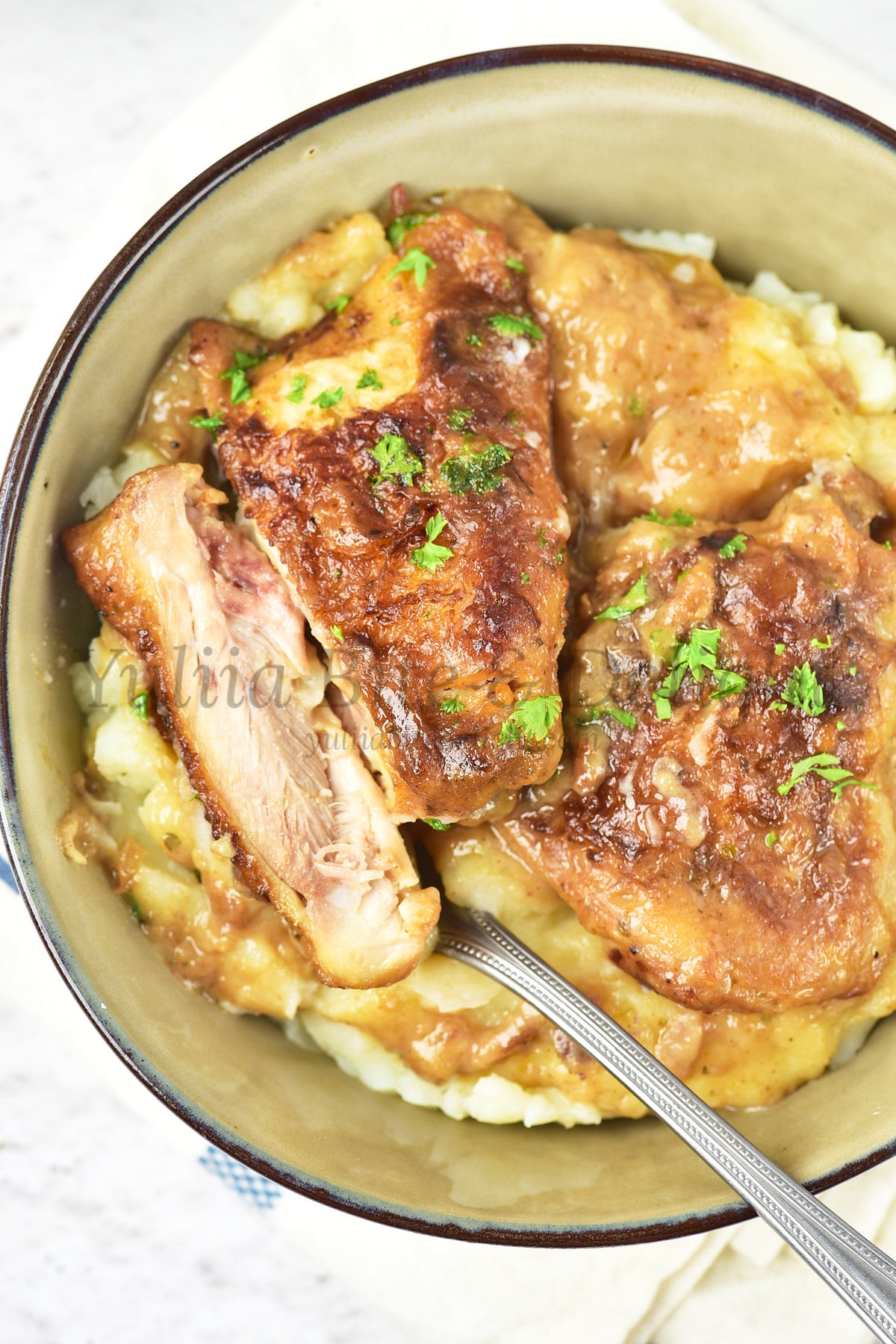 Smothered Chicken - Set 4 of 5