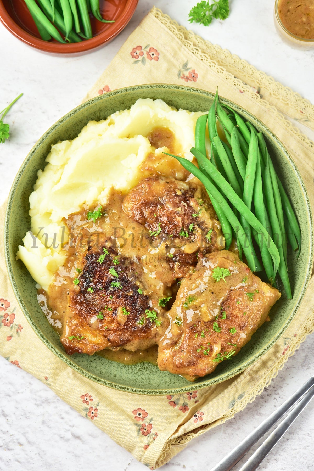Smothered Chicken - Set 5 of 5