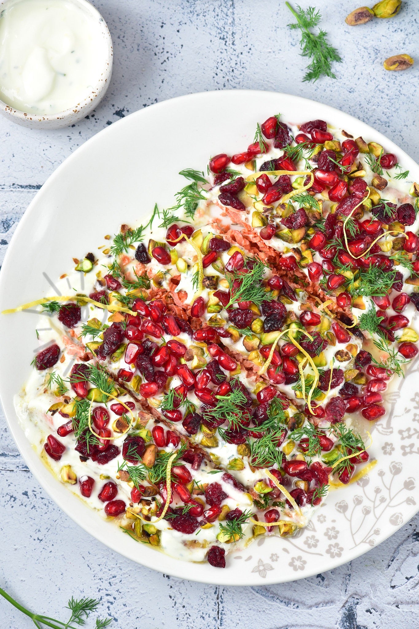 Christmas Jewelled Salmon