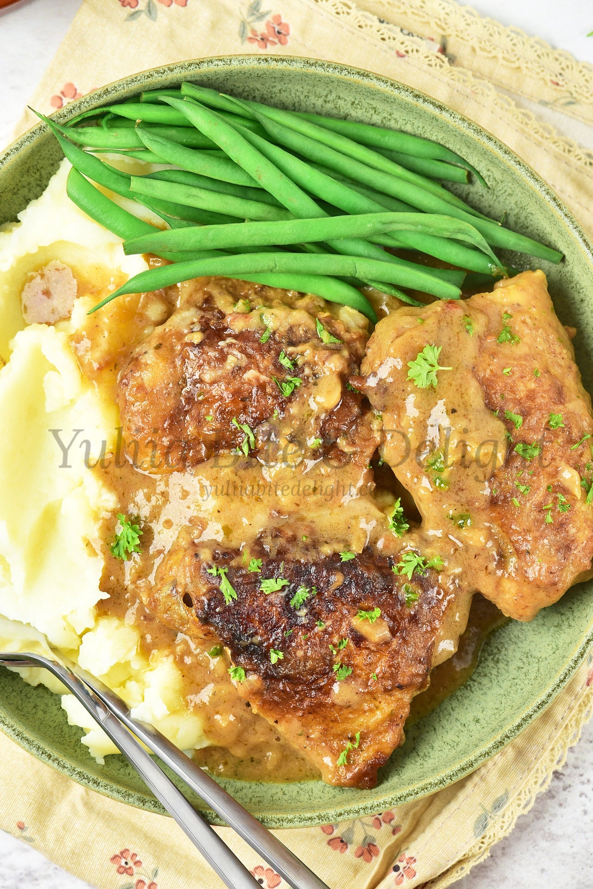 Smothered Chicken - Set 5 of 5