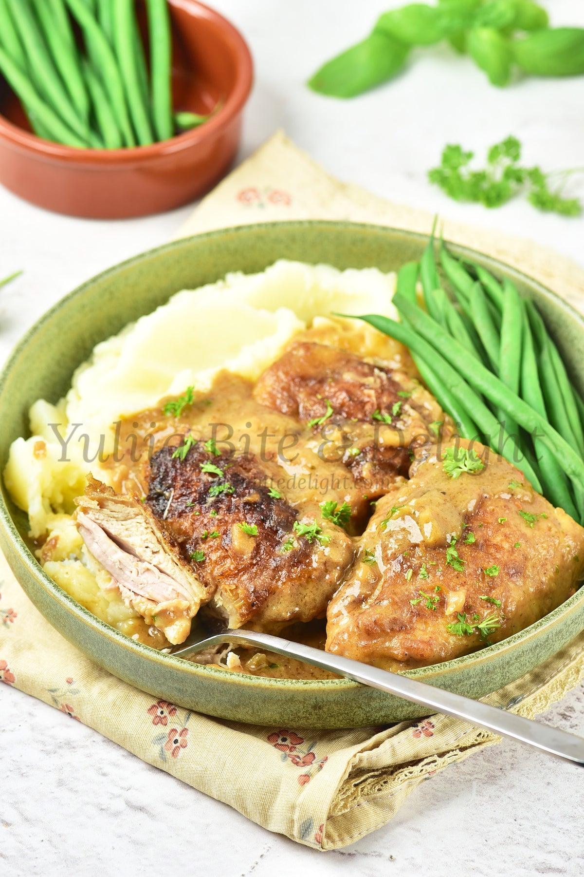 Smothered Chicken - Set 5 of 5