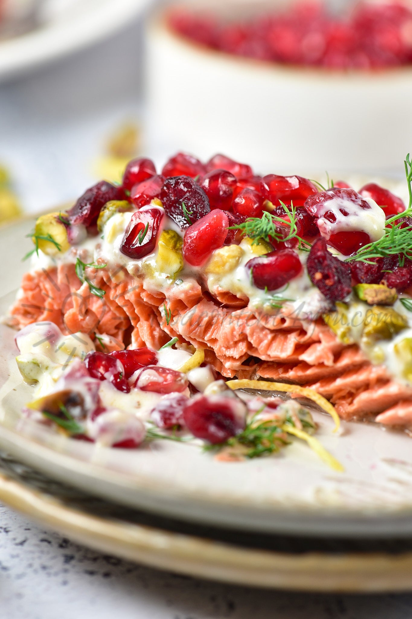 Christmas Jewelled Salmon