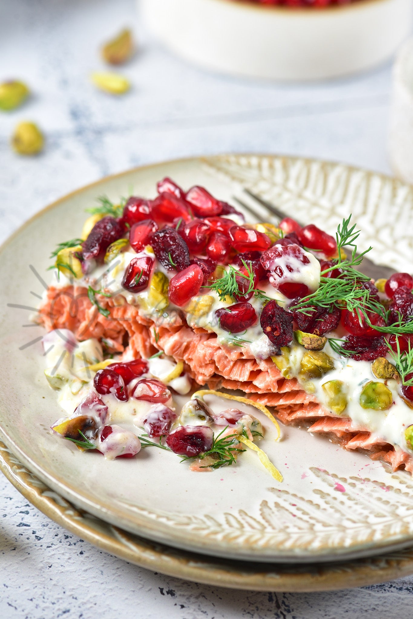 Christmas Jewelled Salmon