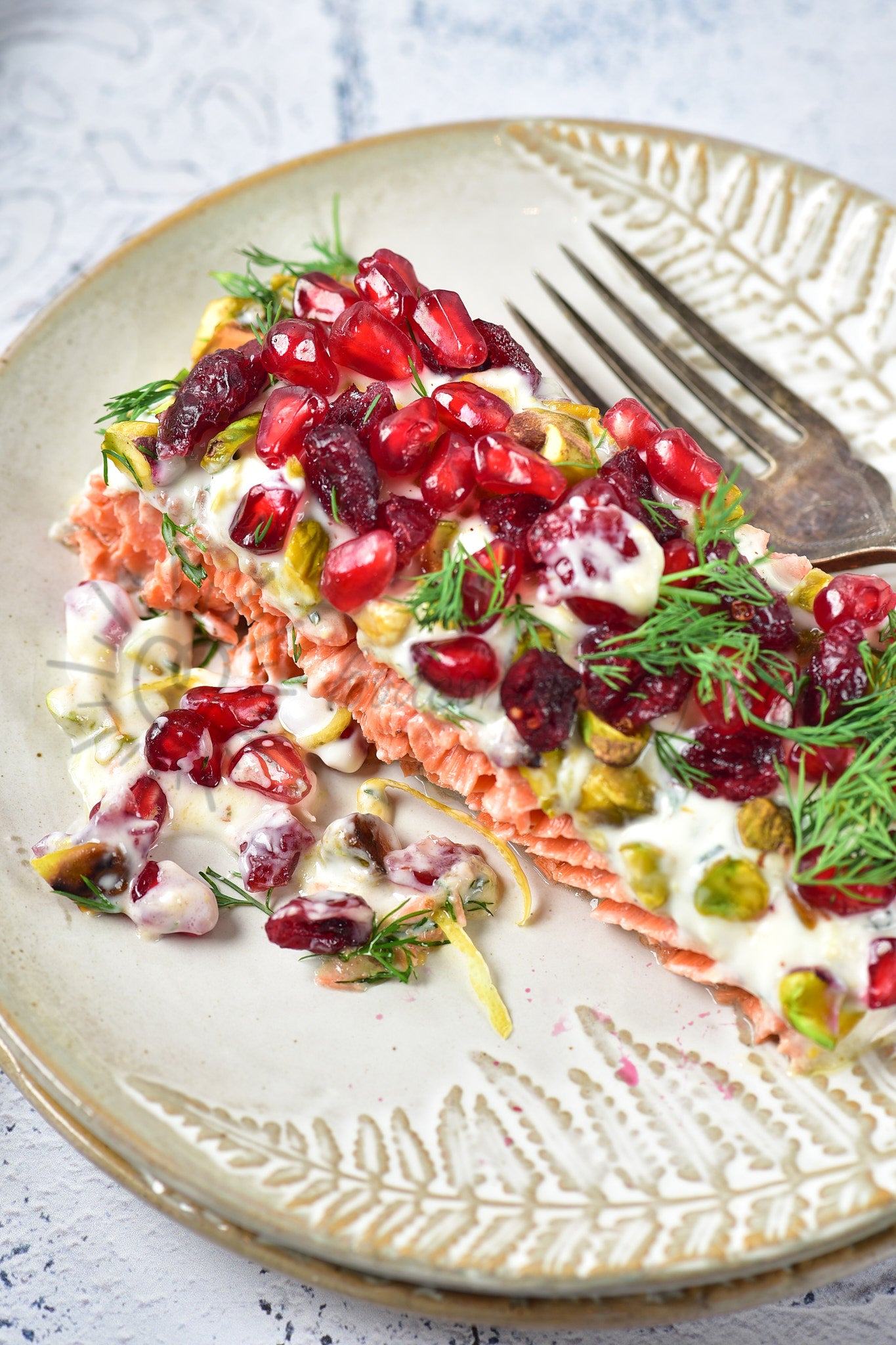 Christmas Jewelled Salmon