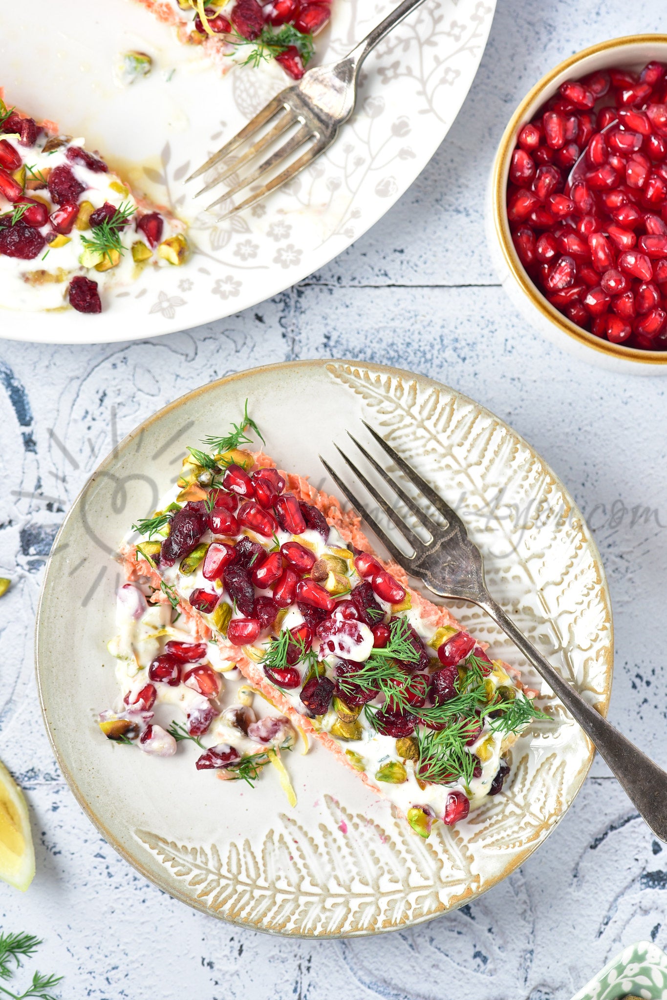 Christmas Jewelled Salmon