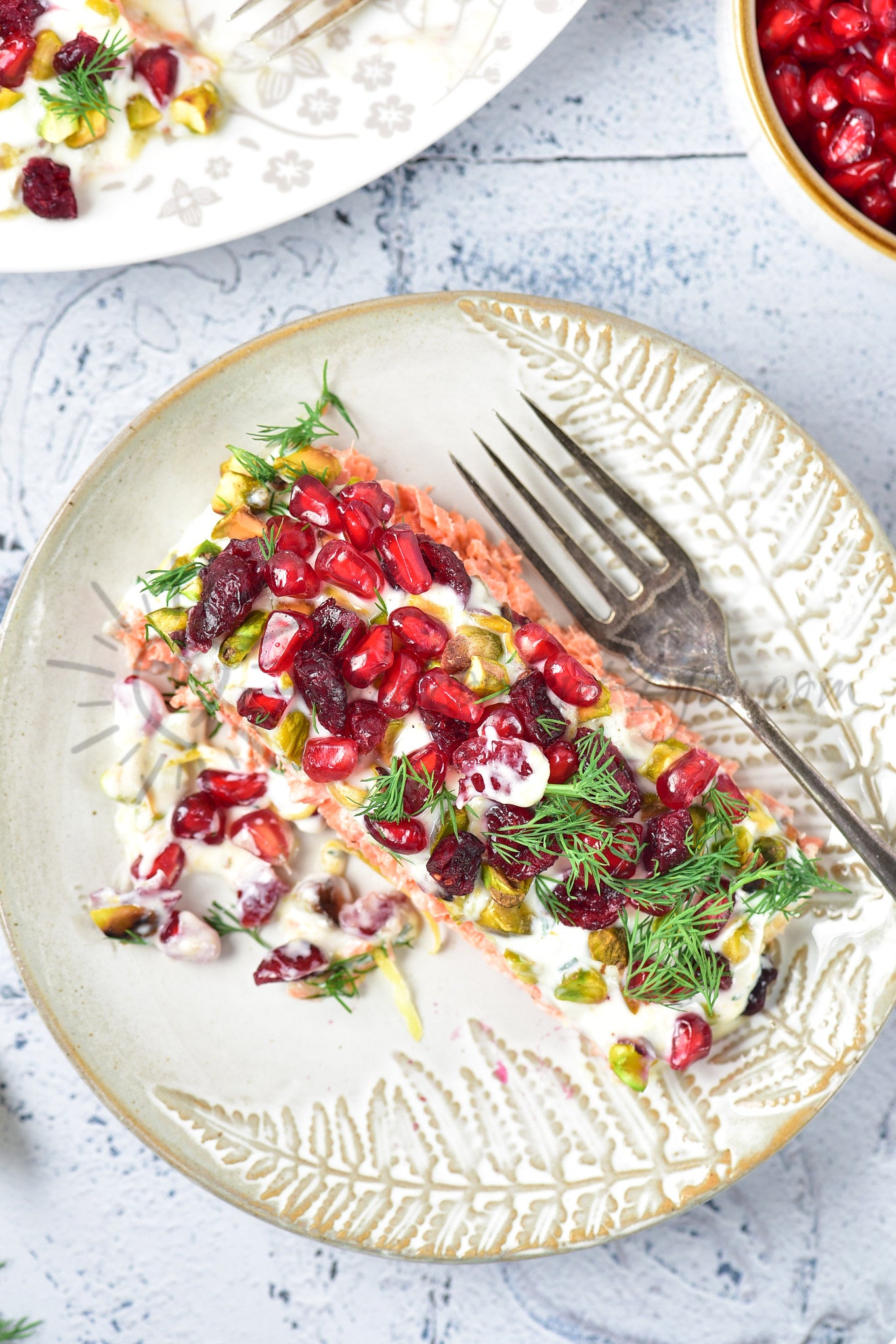 Christmas Jewelled Salmon