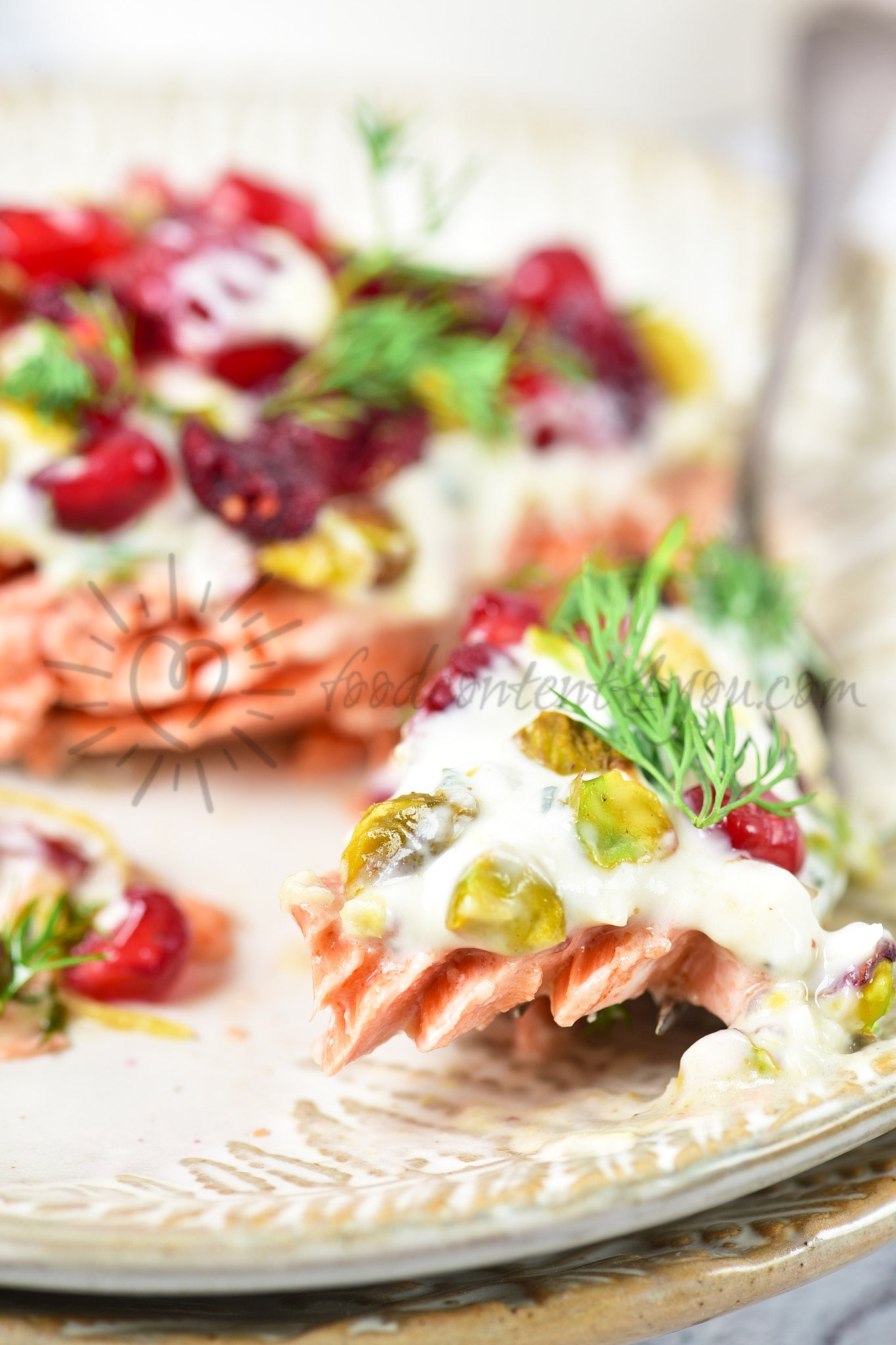 Christmas Jewelled Salmon