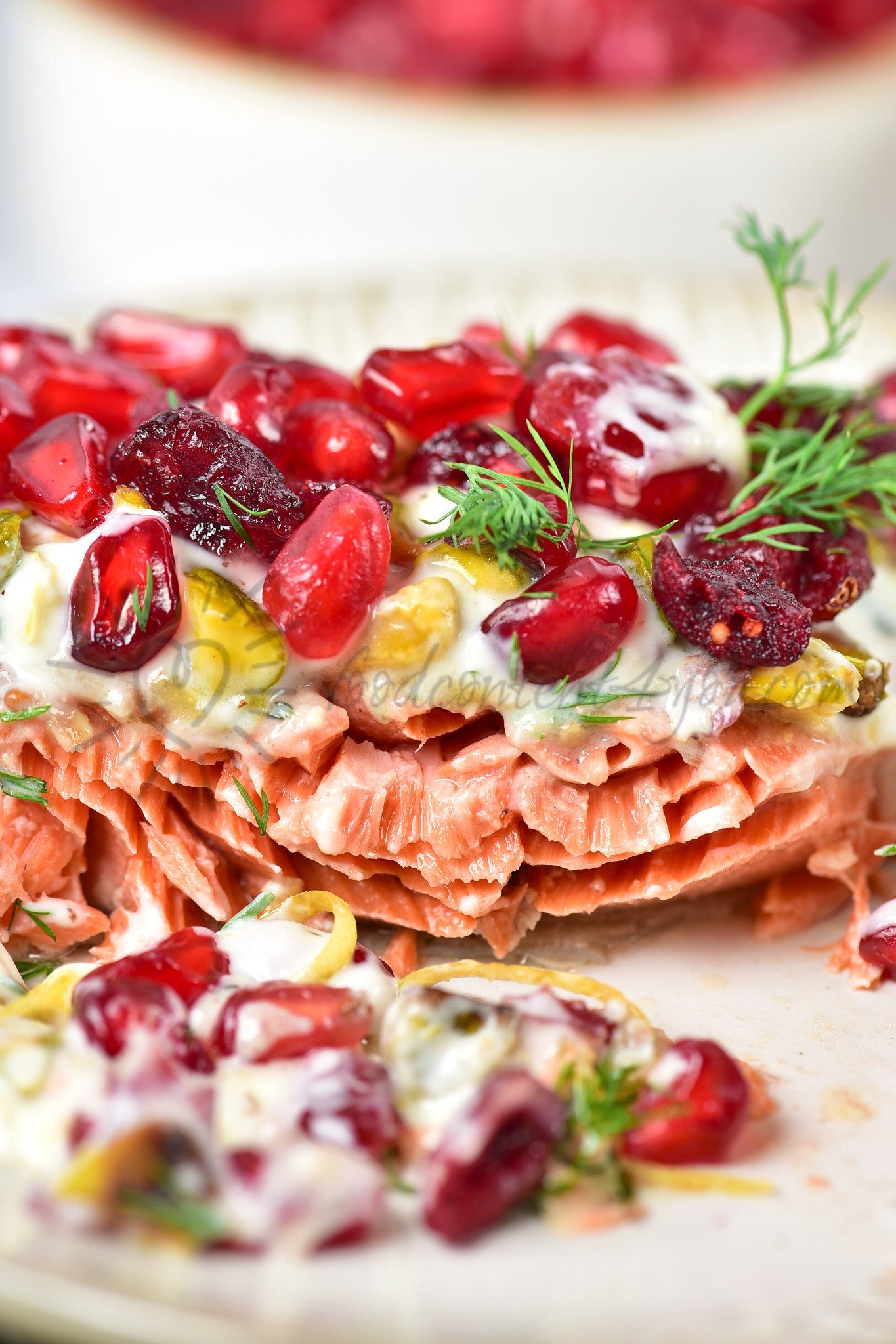 Christmas Jewelled Salmon