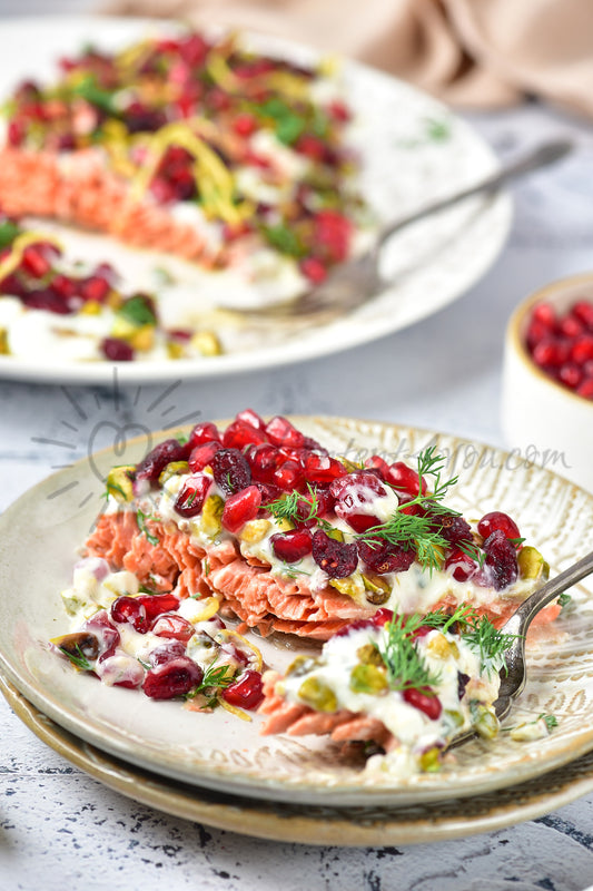 Christmas Jewelled Salmon