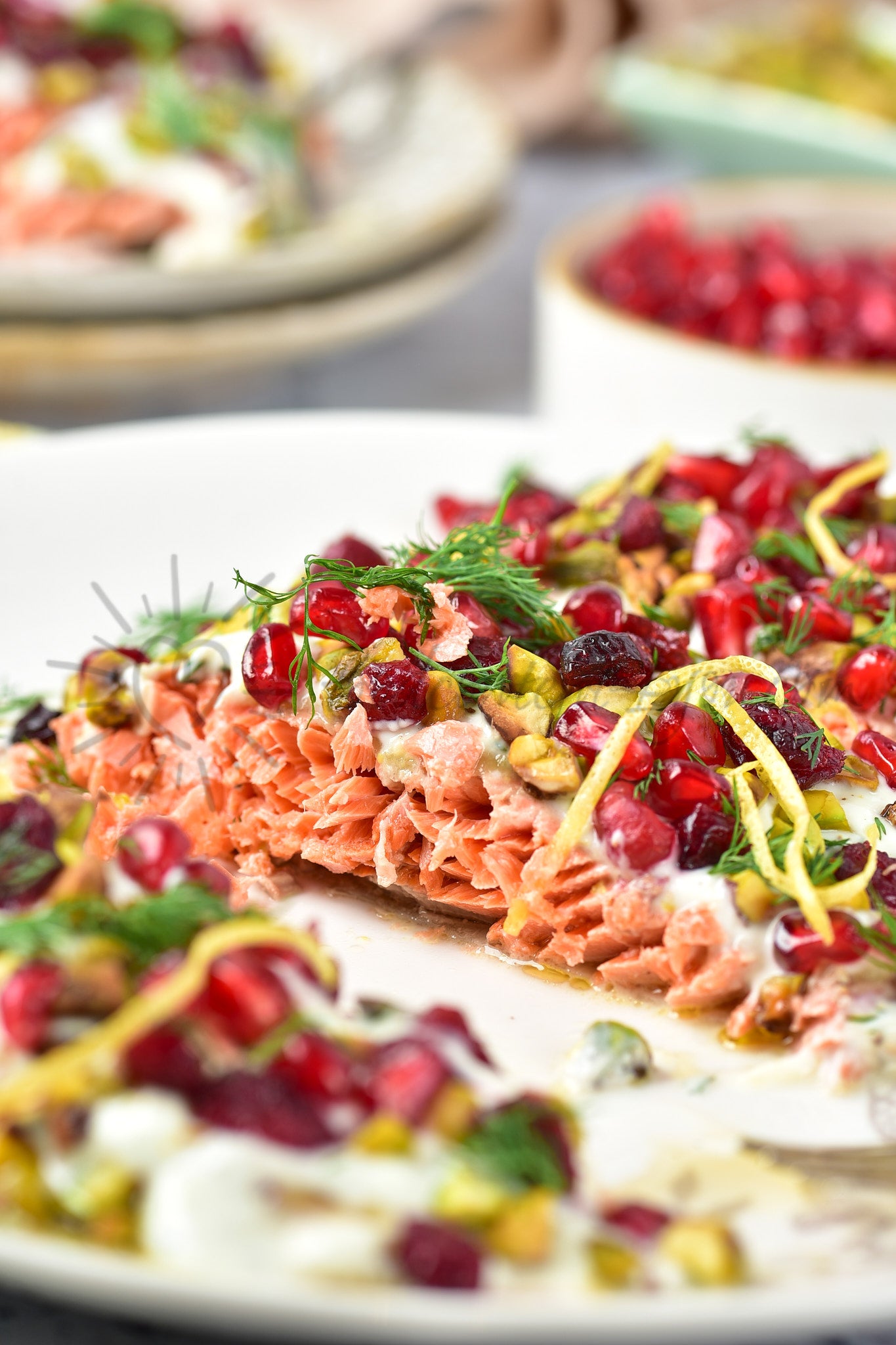 Christmas Jewelled Salmon
