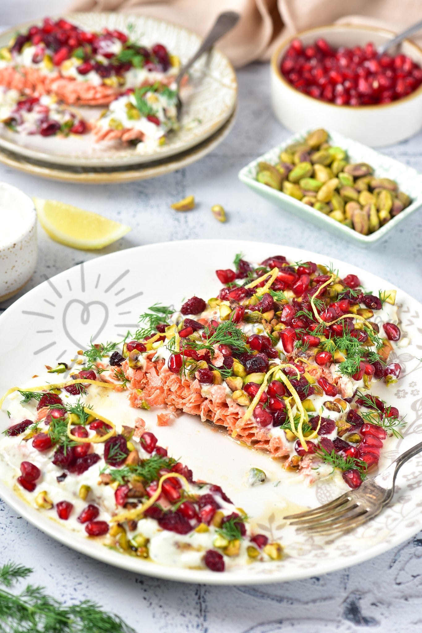 Christmas Jewelled Salmon