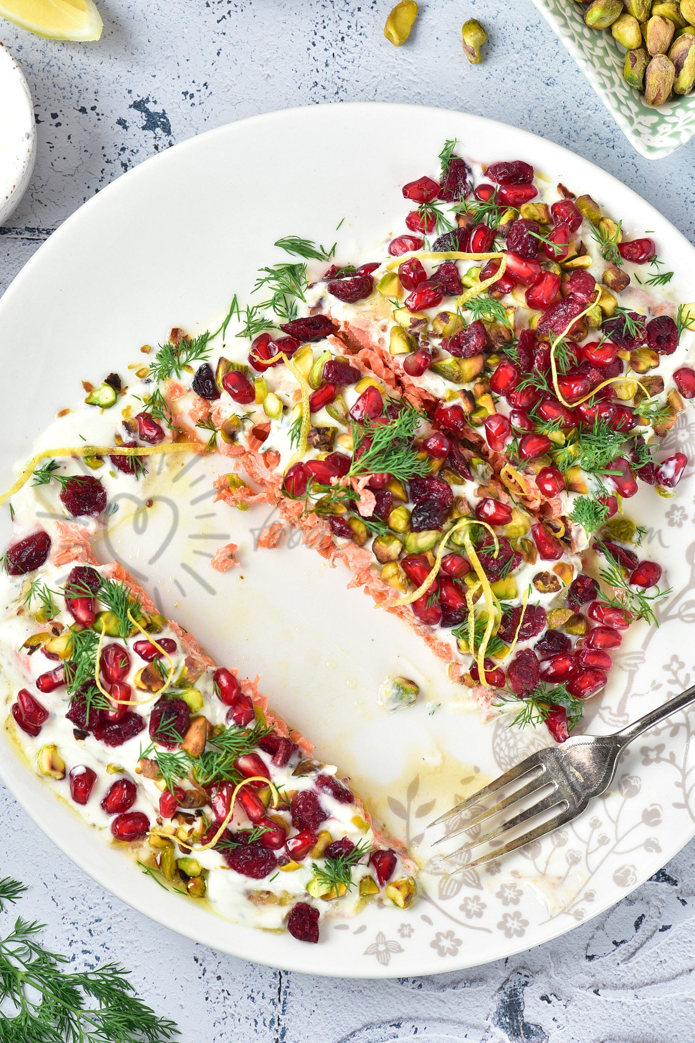 Christmas Jewelled Salmon