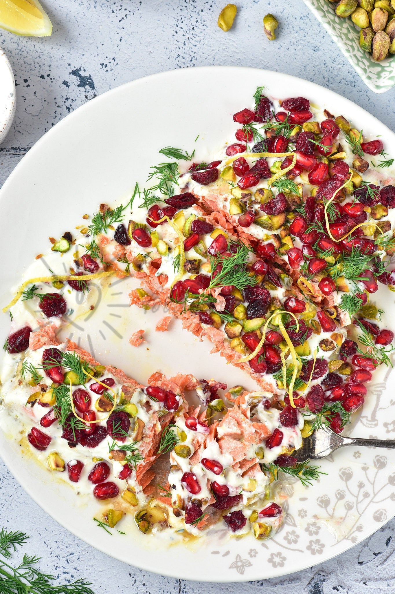 Christmas Jewelled Salmon