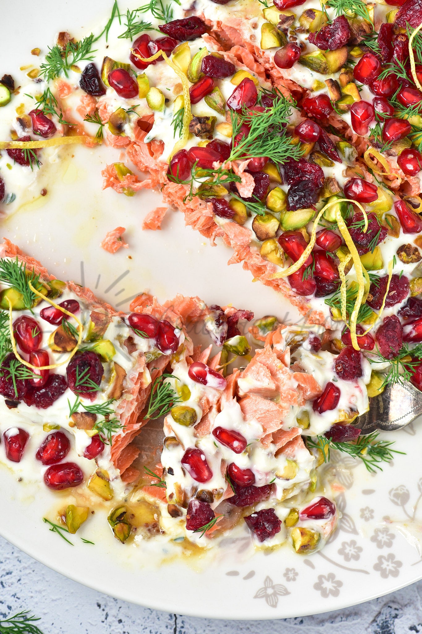 Christmas Jewelled Salmon