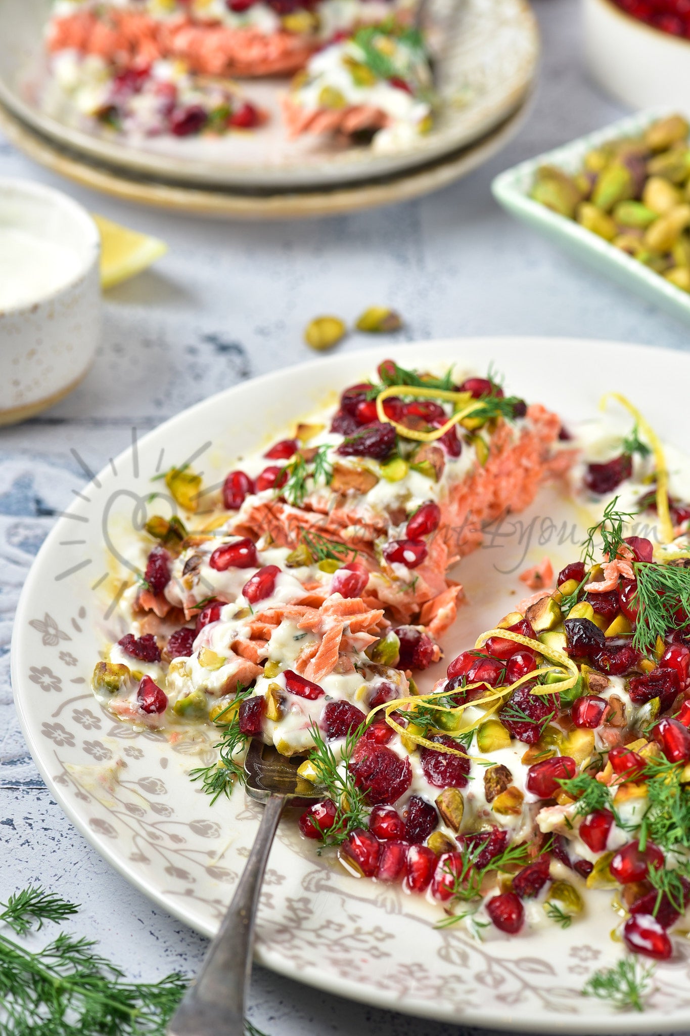 Christmas Jewelled Salmon