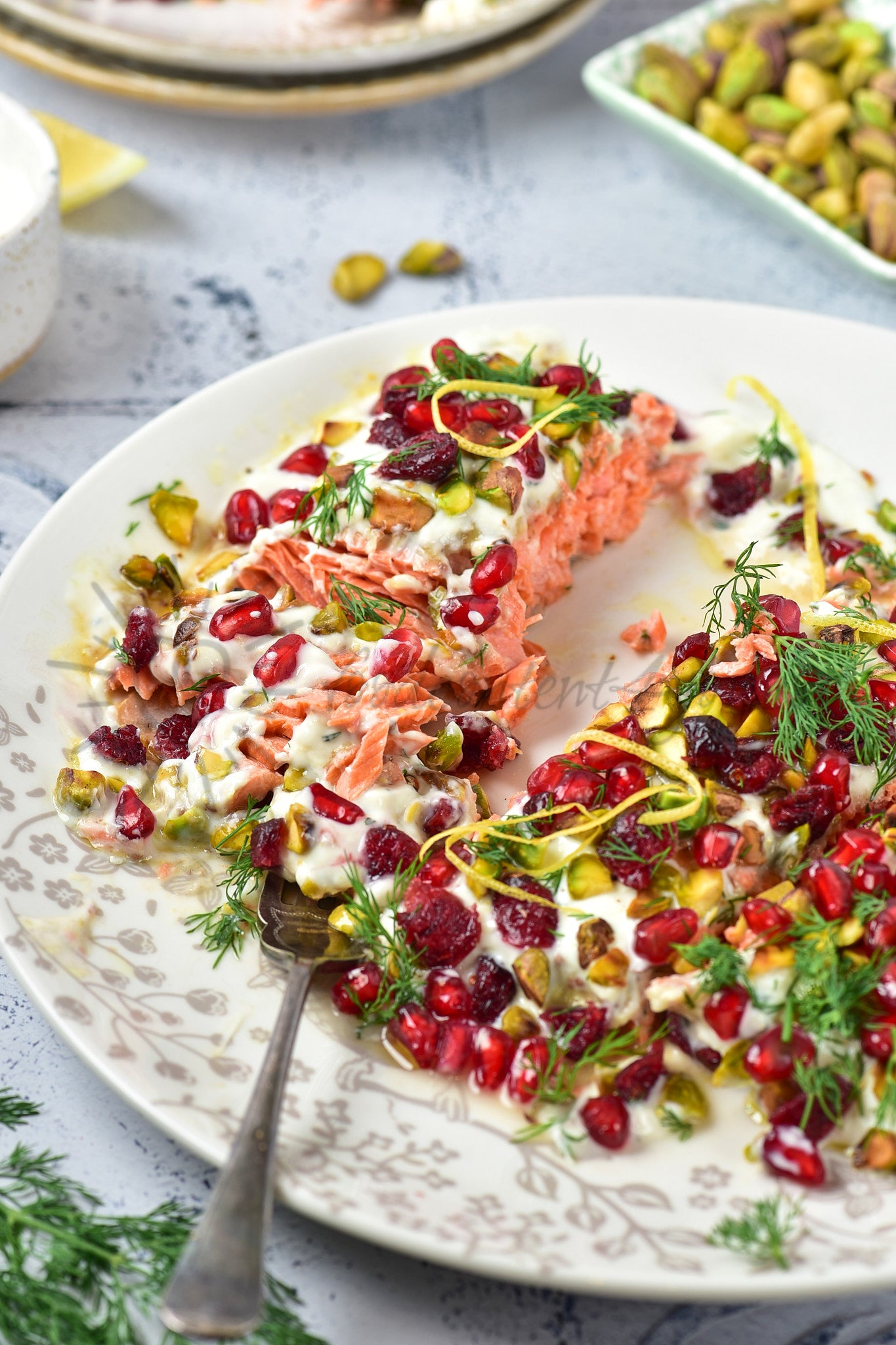 Christmas Jewelled Salmon