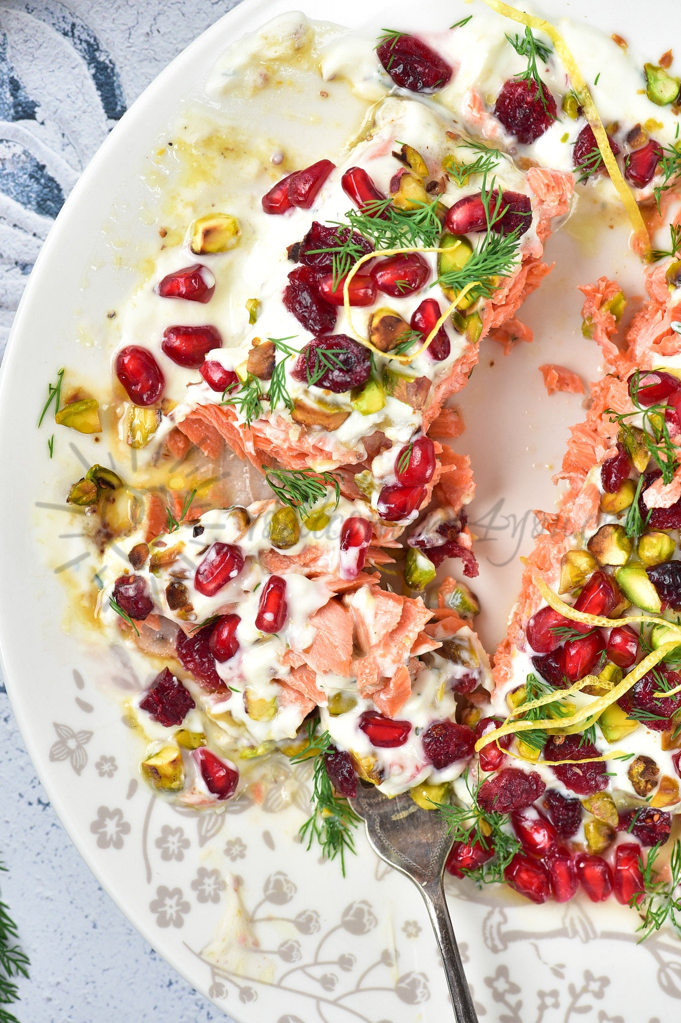 Christmas Jewelled Salmon