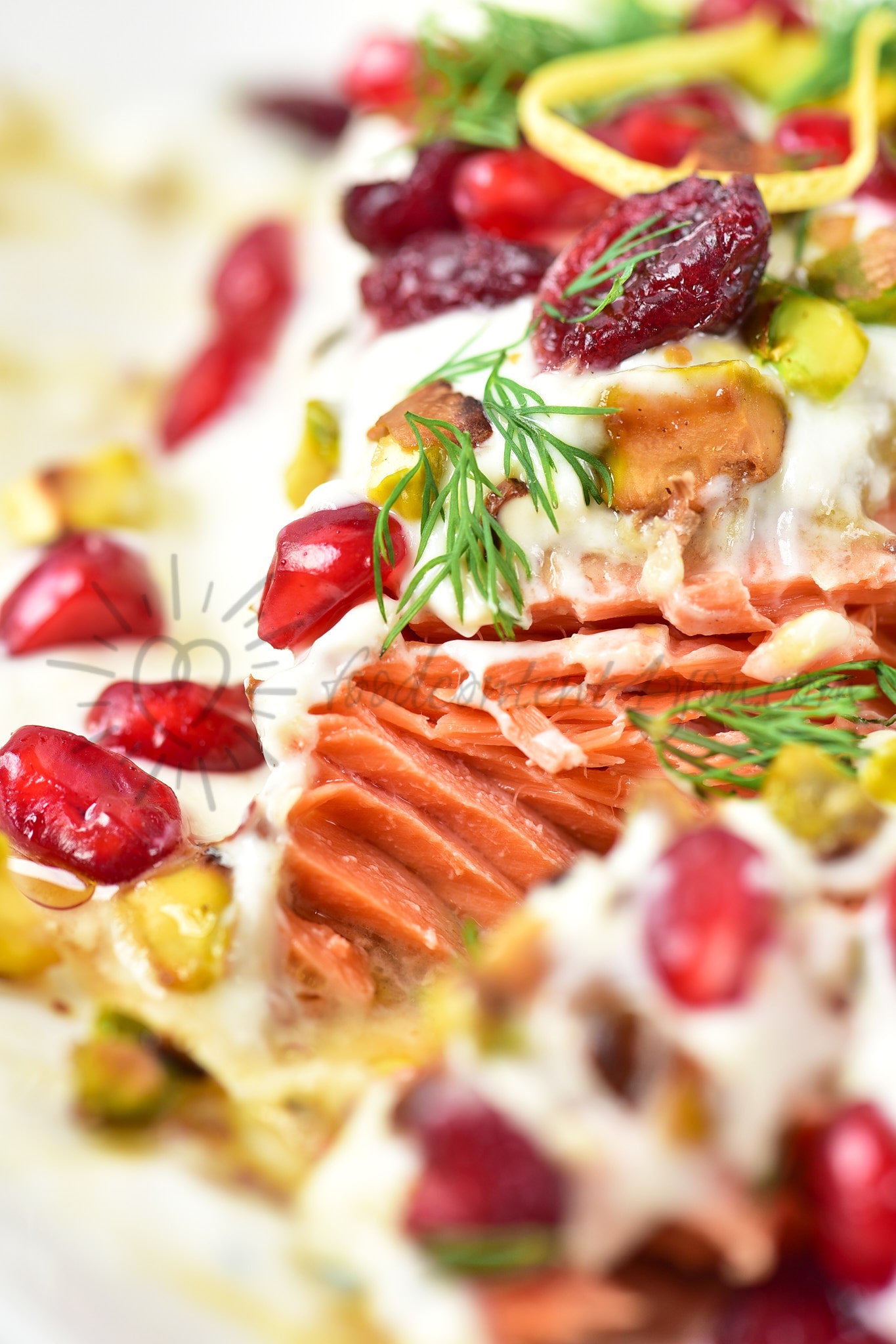 Christmas Jewelled Salmon