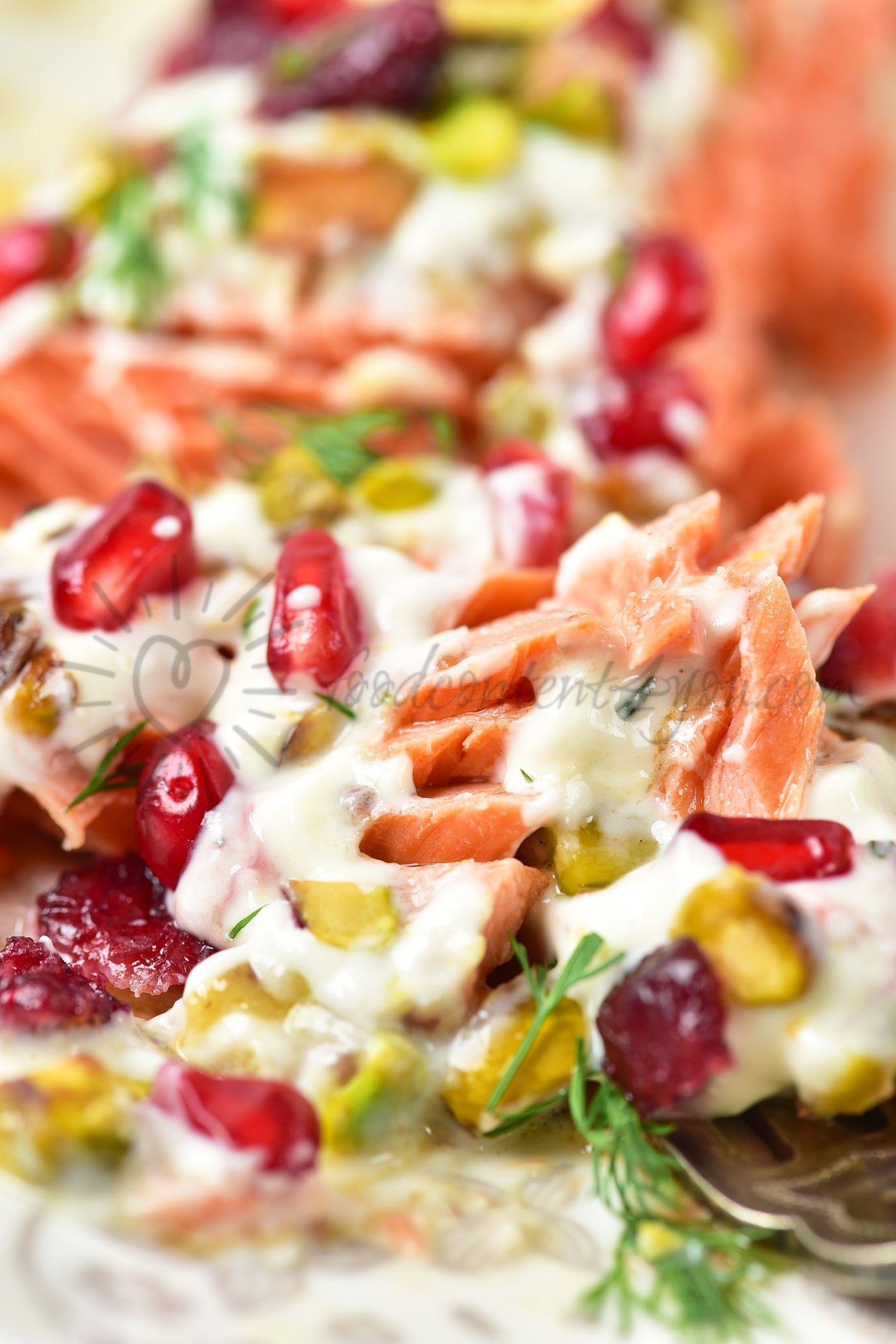 Christmas Jewelled Salmon