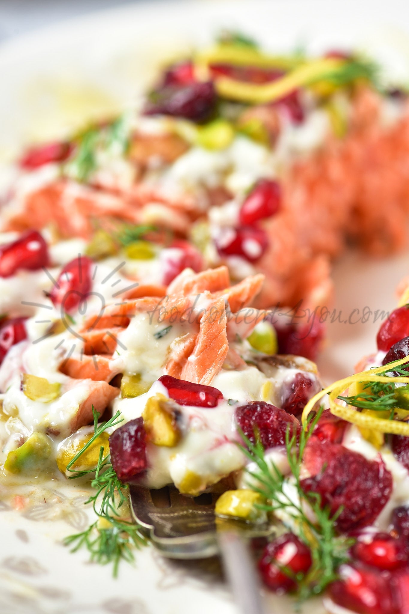 Christmas Jewelled Salmon