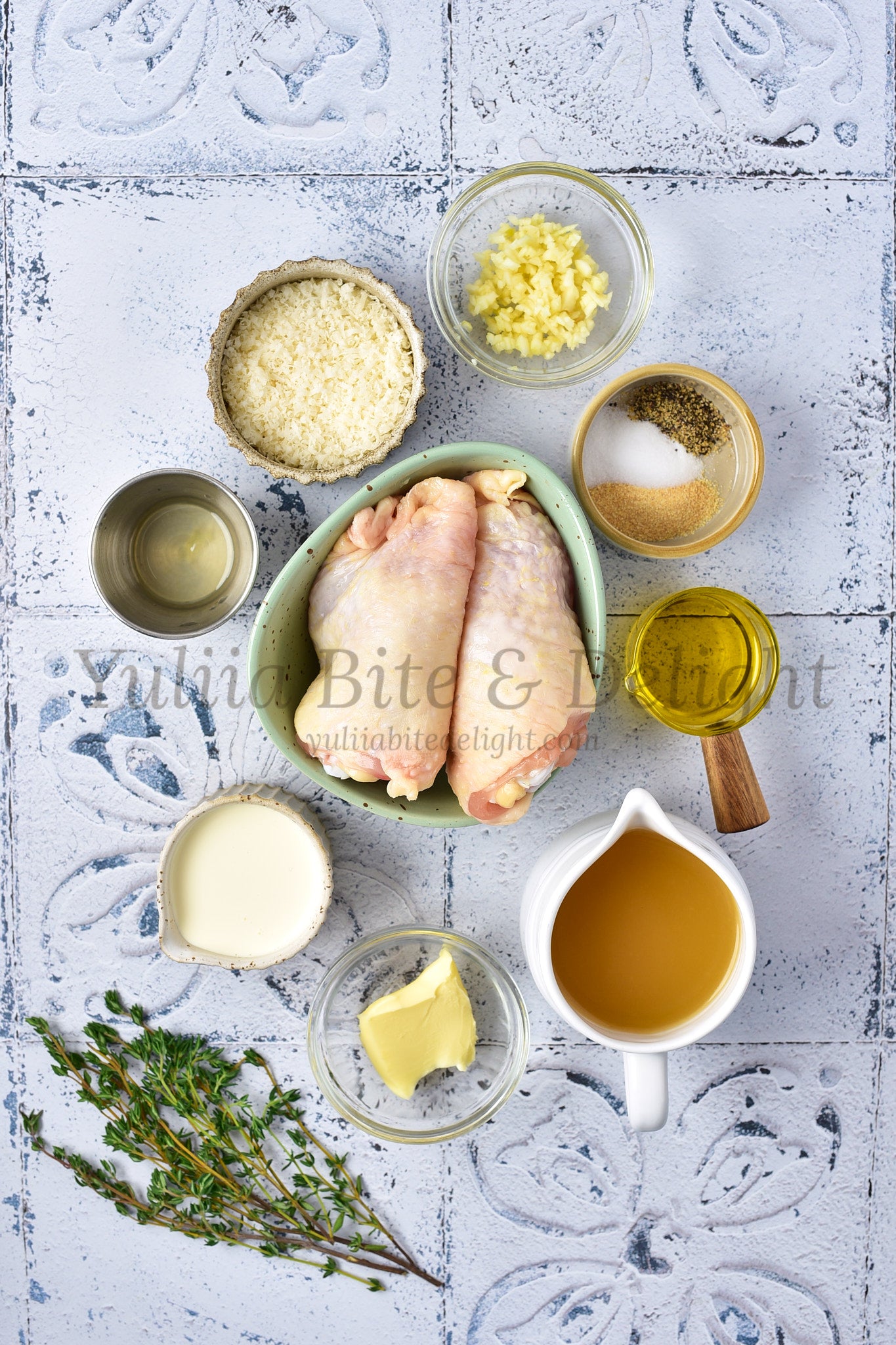 Creamy Parmesan Chicken Thighs