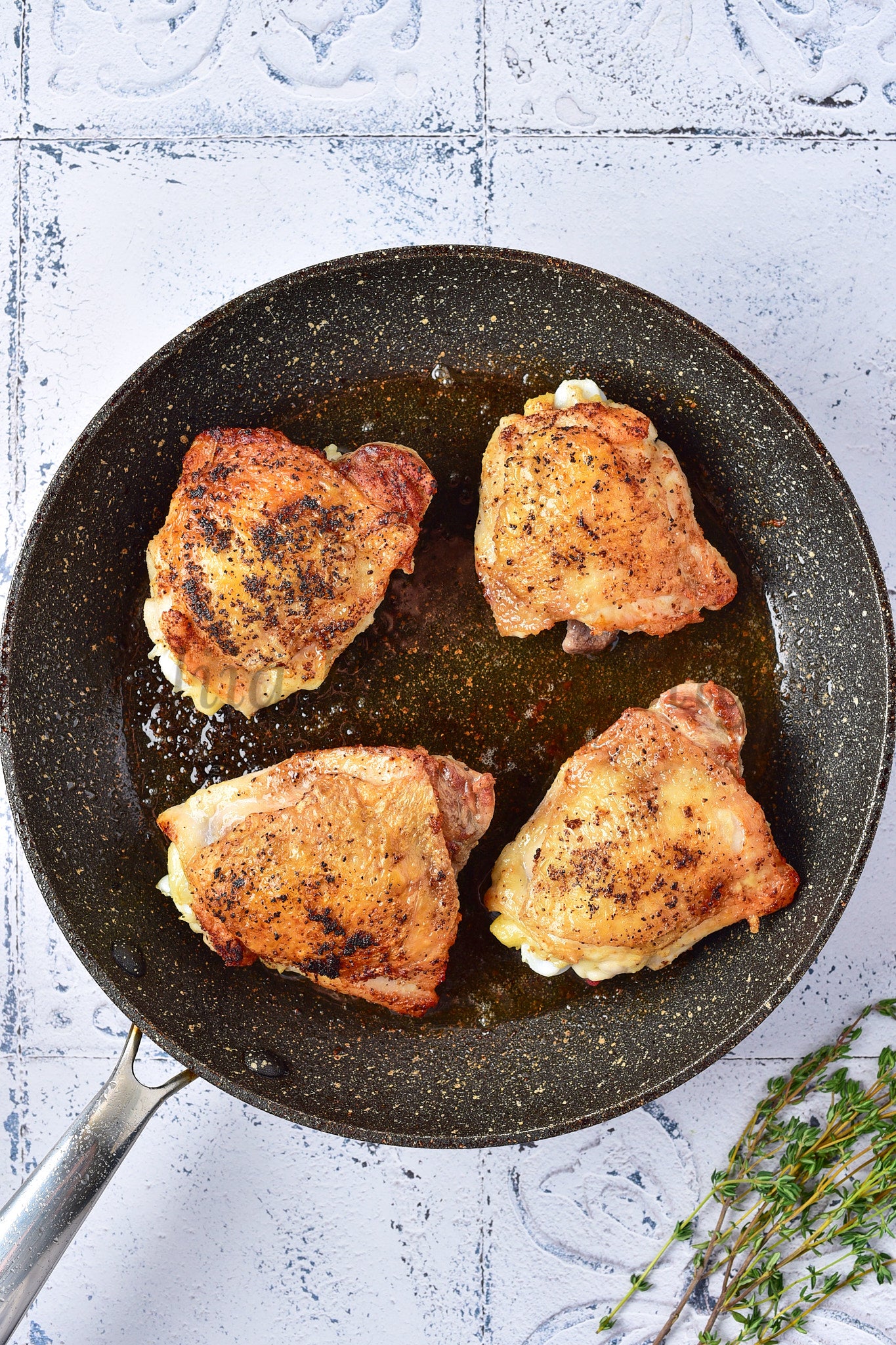 Creamy Parmesan Chicken Thighs