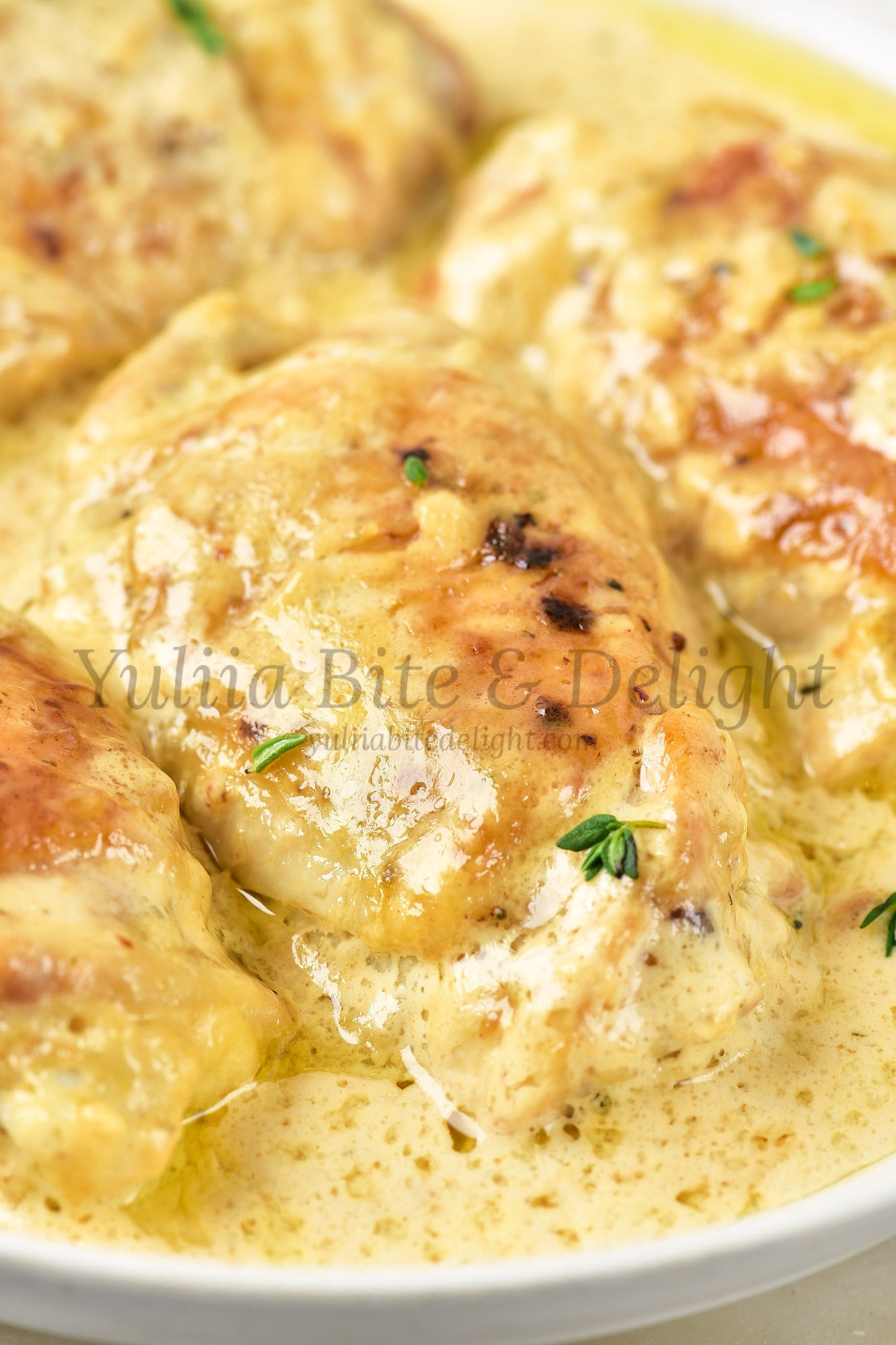 Creamy Parmesan Chicken Thighs