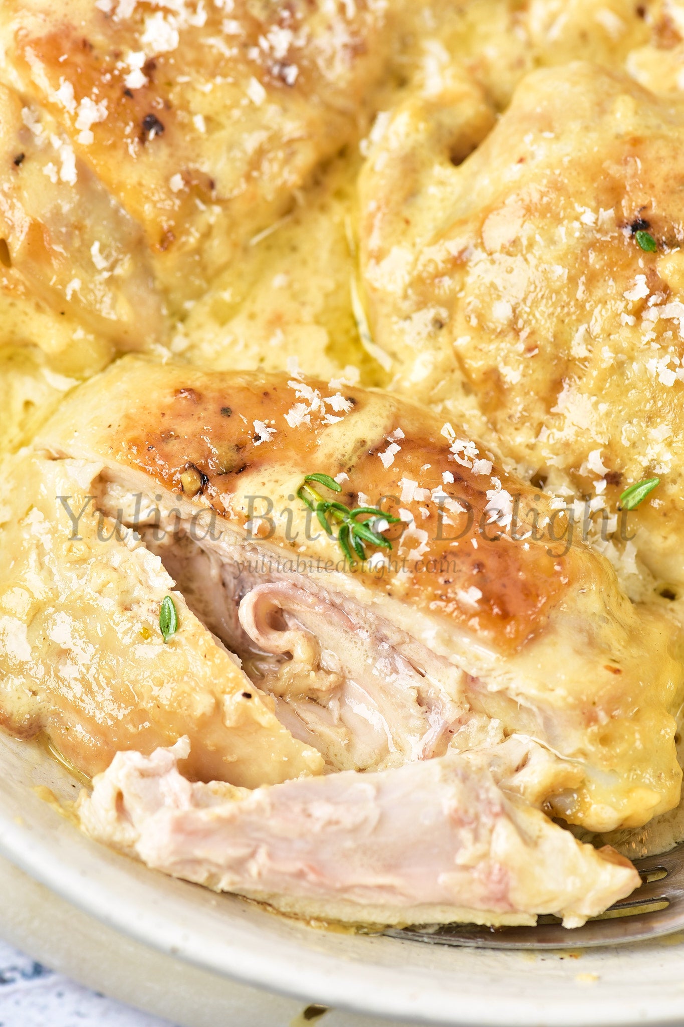 Creamy Parmesan Chicken Thighs