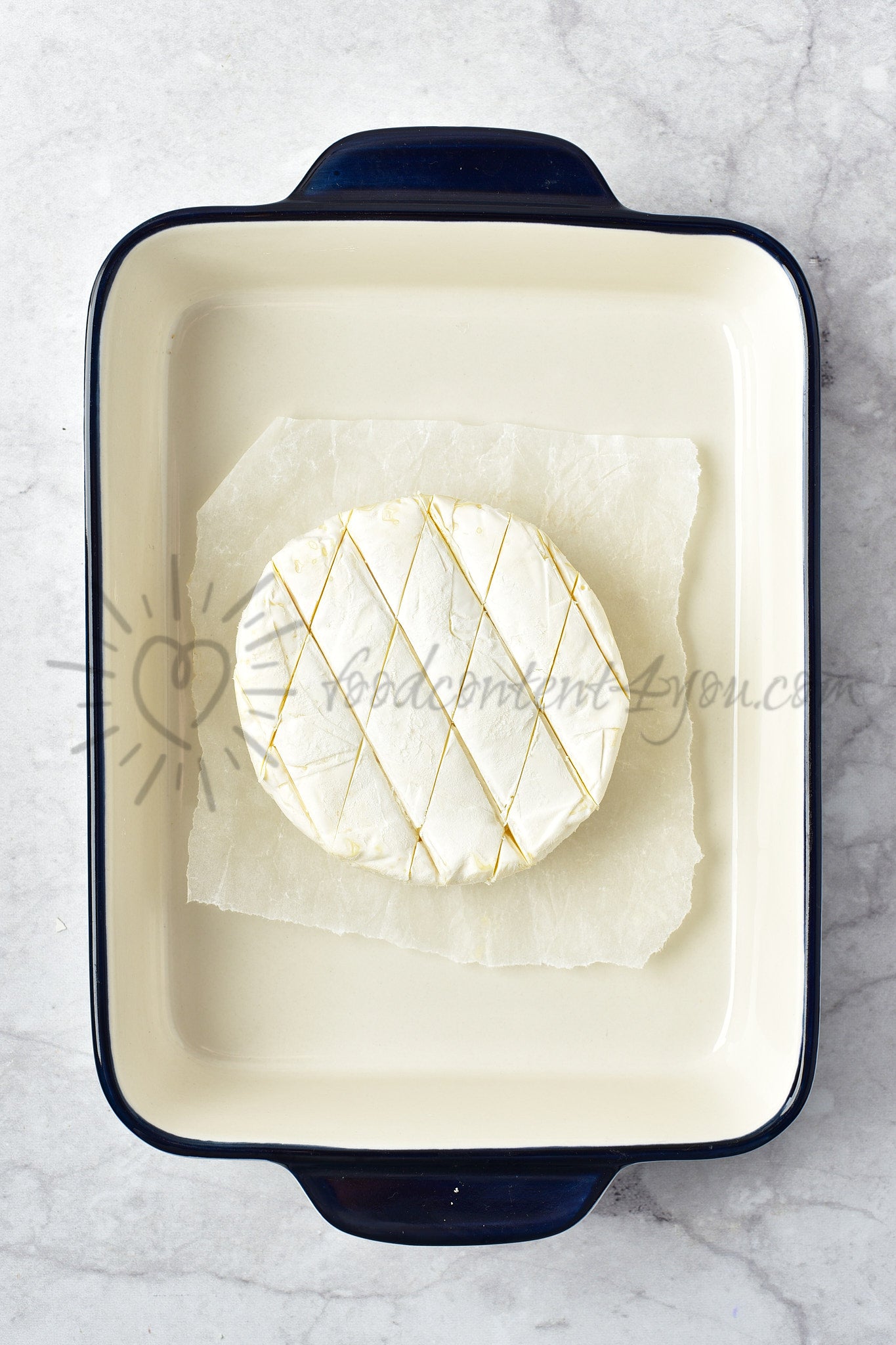 Baked brie with jam - Set 3 of 5