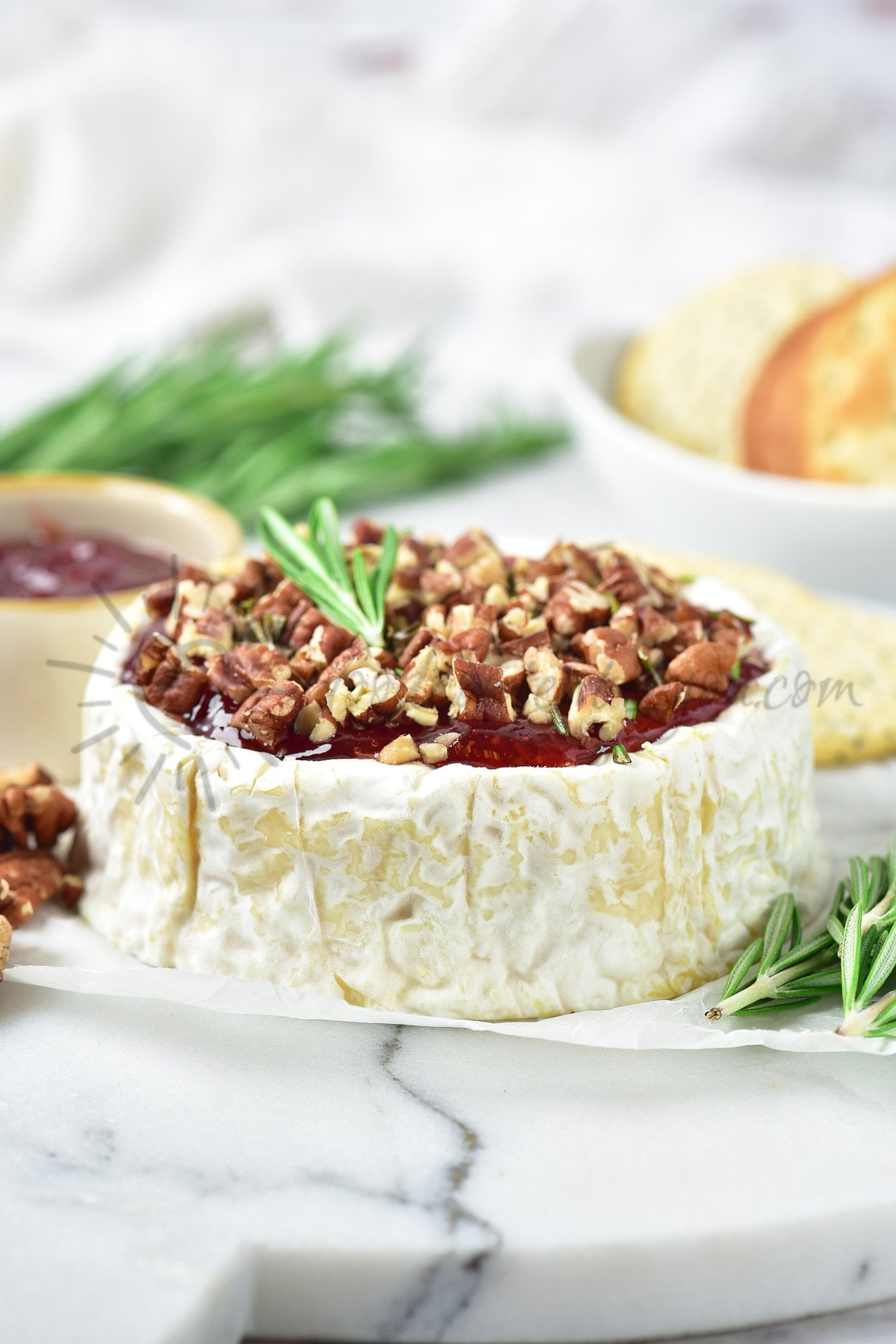 Baked brie with jam - Set 1 of 5