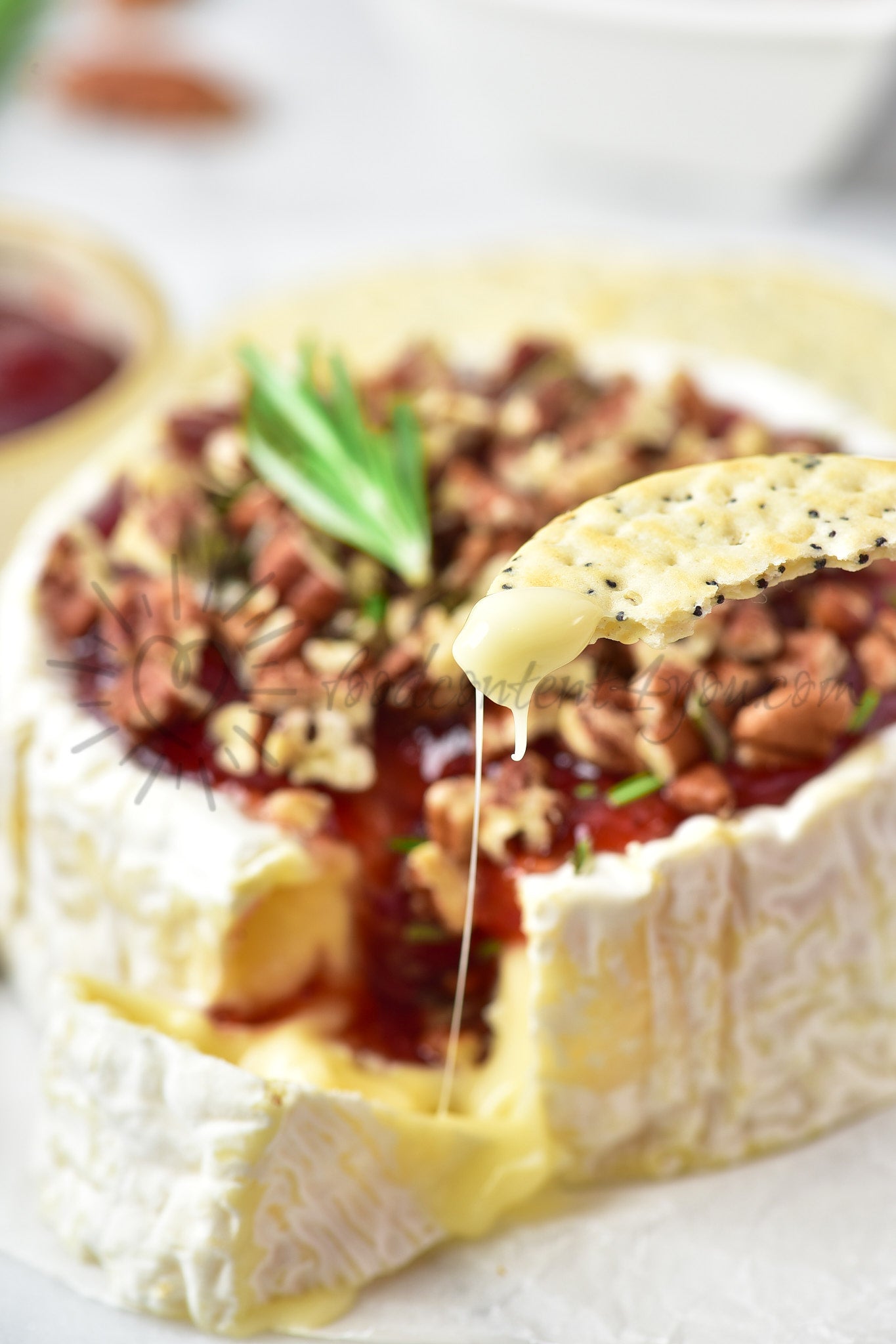 Baked brie with jam - Set 1 of 5