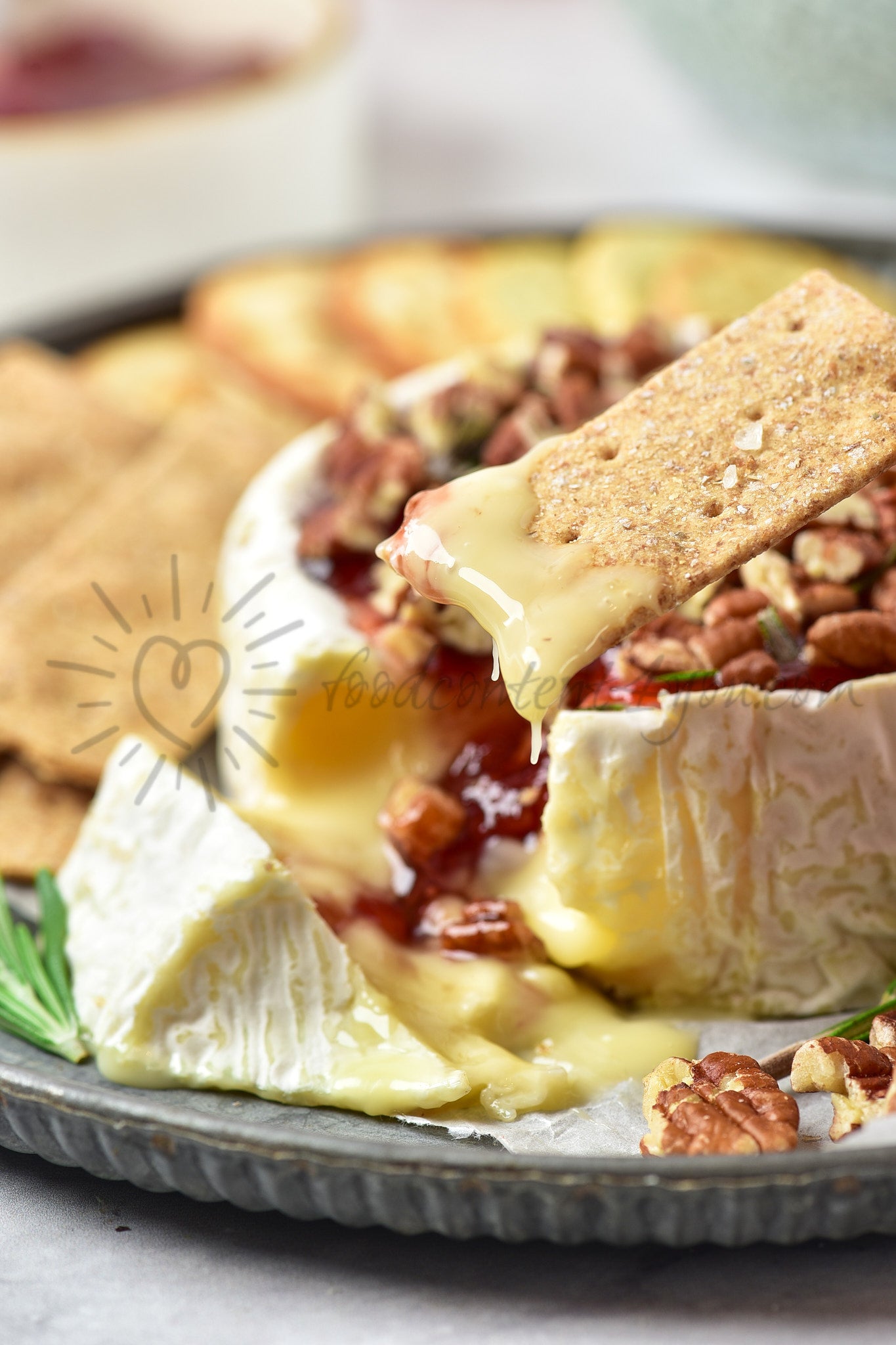 Baked brie with jam - Set 3 of 5