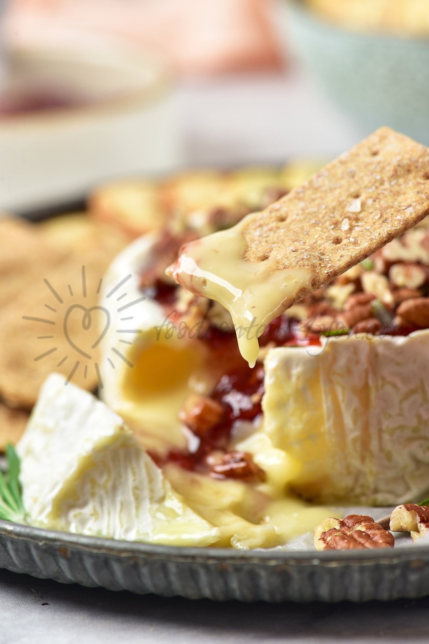 Baked brie with jam - Set 3 of 5