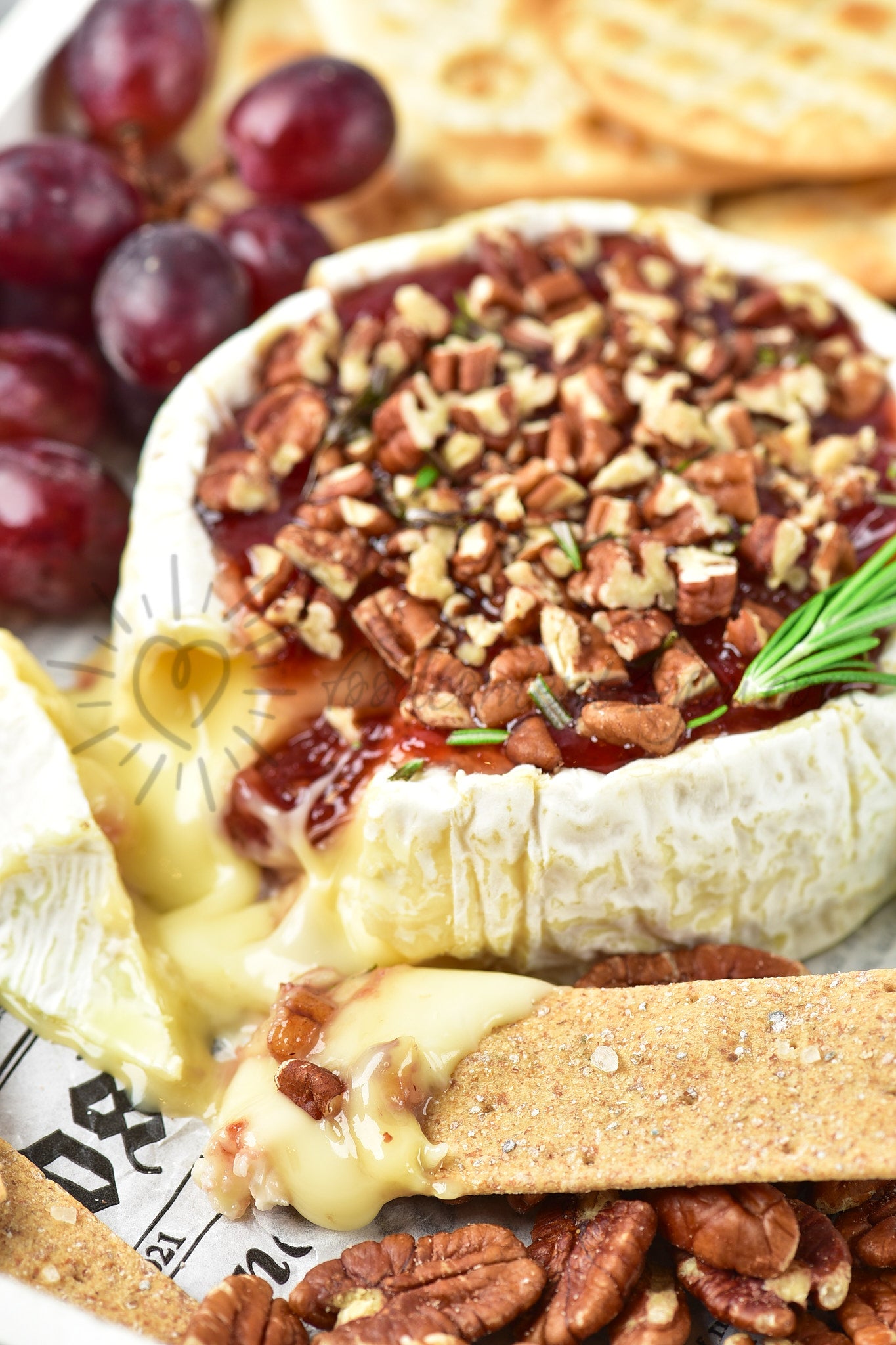 Baked brie with jam - Set 5 of 5