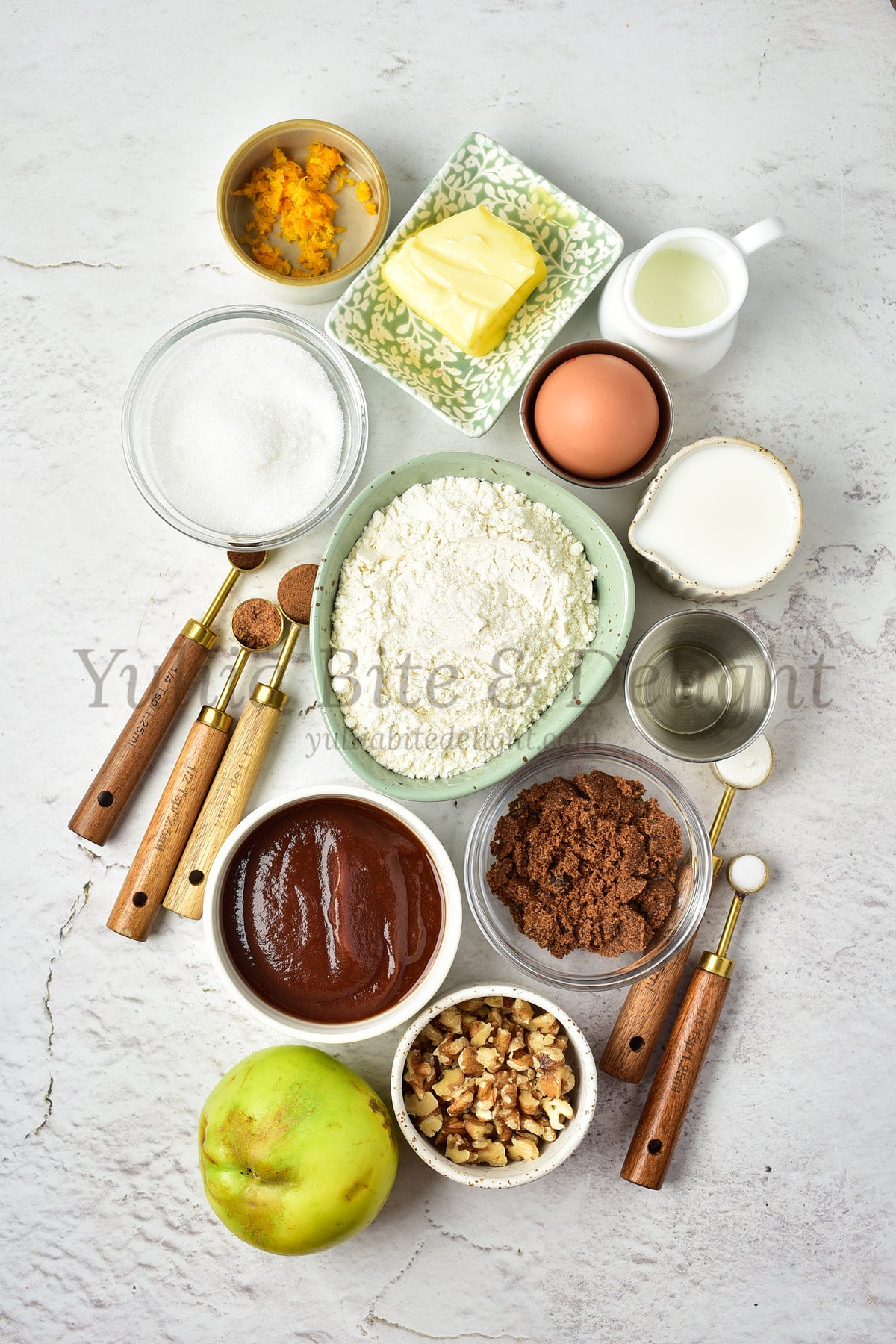 Apple Butter Loaf Cake - Set 5 of 5