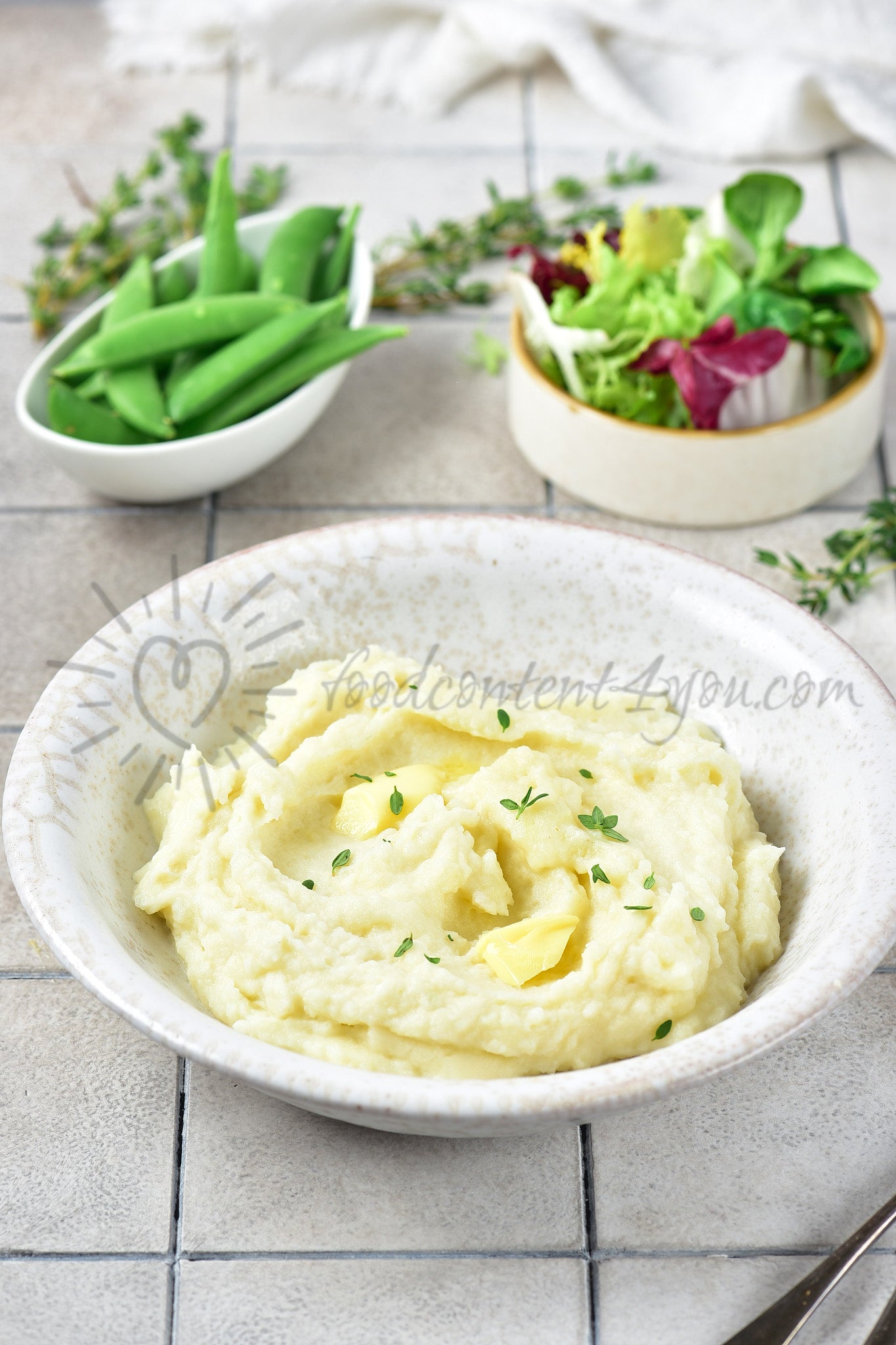 Garlic Mashed Potatoes - Set 1 of 5