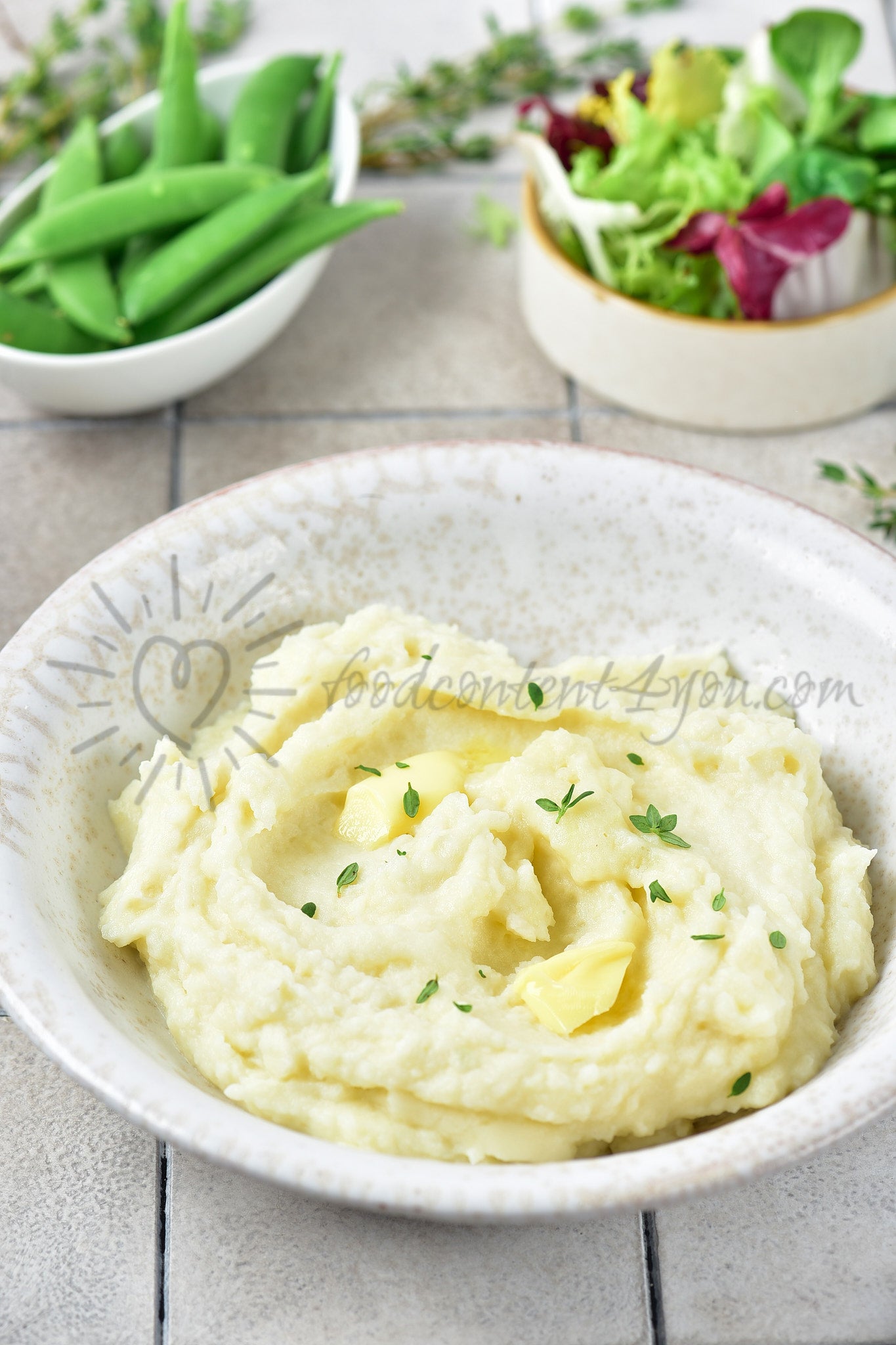 Garlic Mashed Potatoes - Set 1 of 5