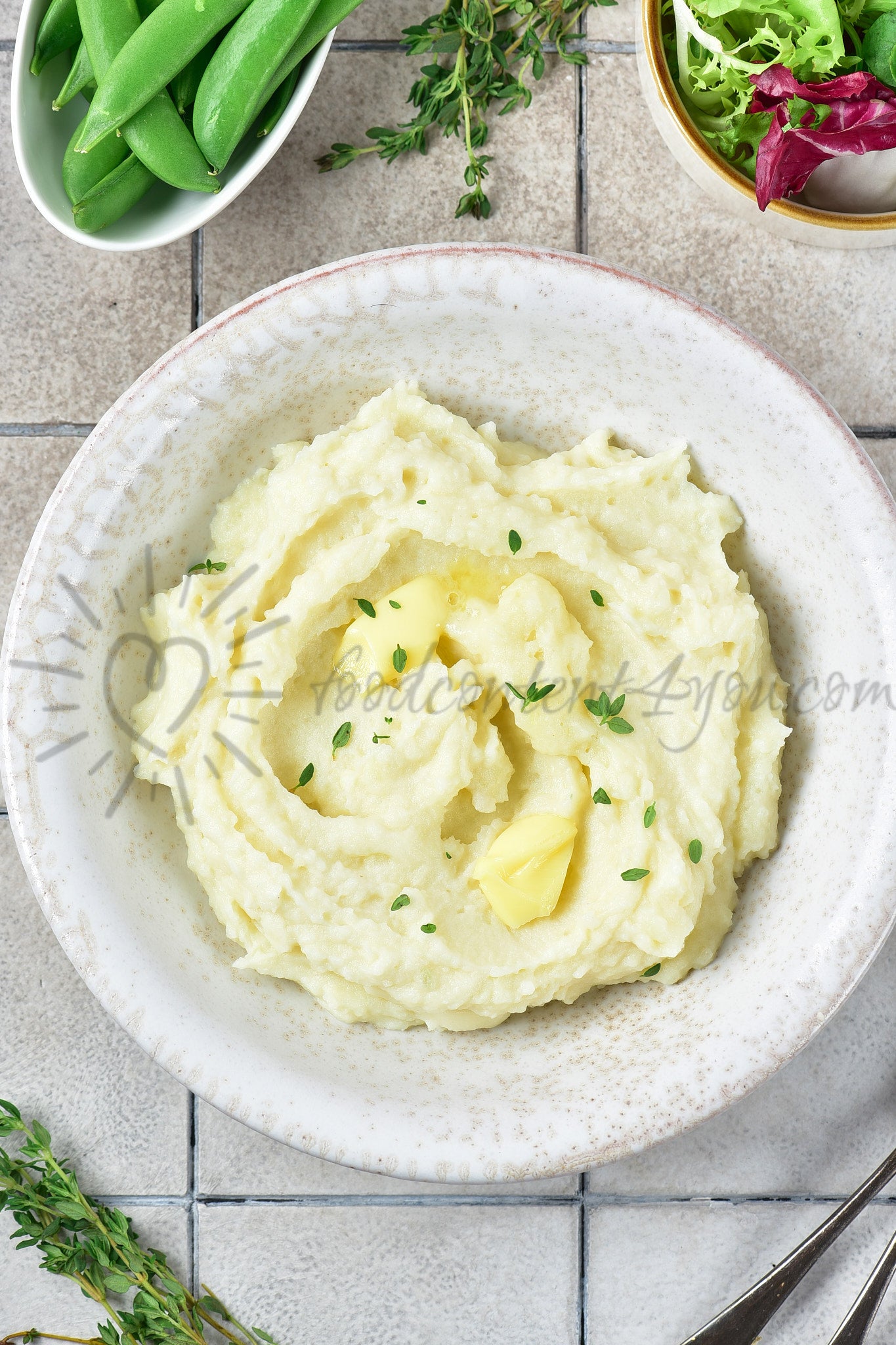 Garlic Mashed Potatoes - Set 1 of 5