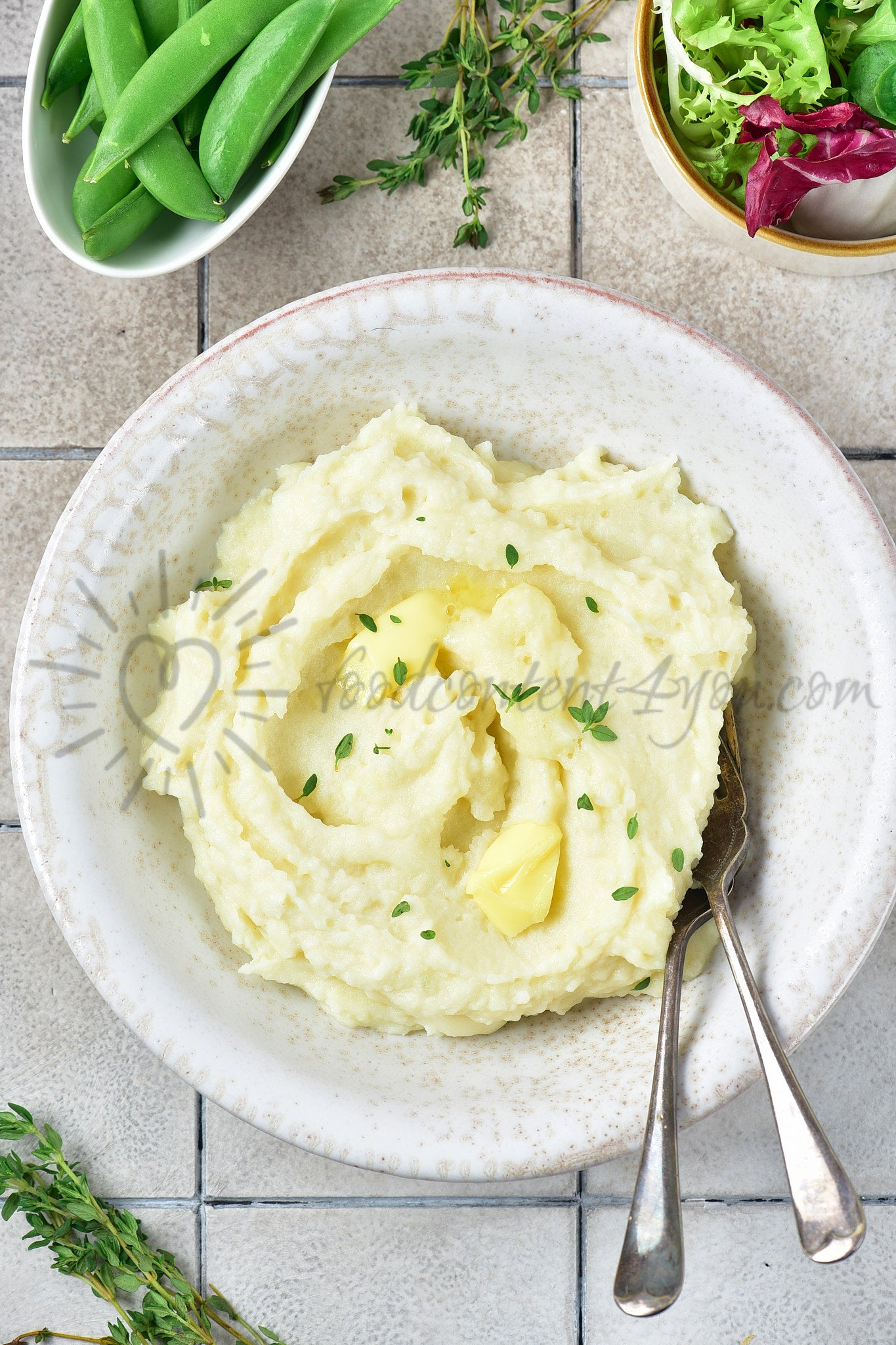 Garlic Mashed Potatoes - Set 1 of 5