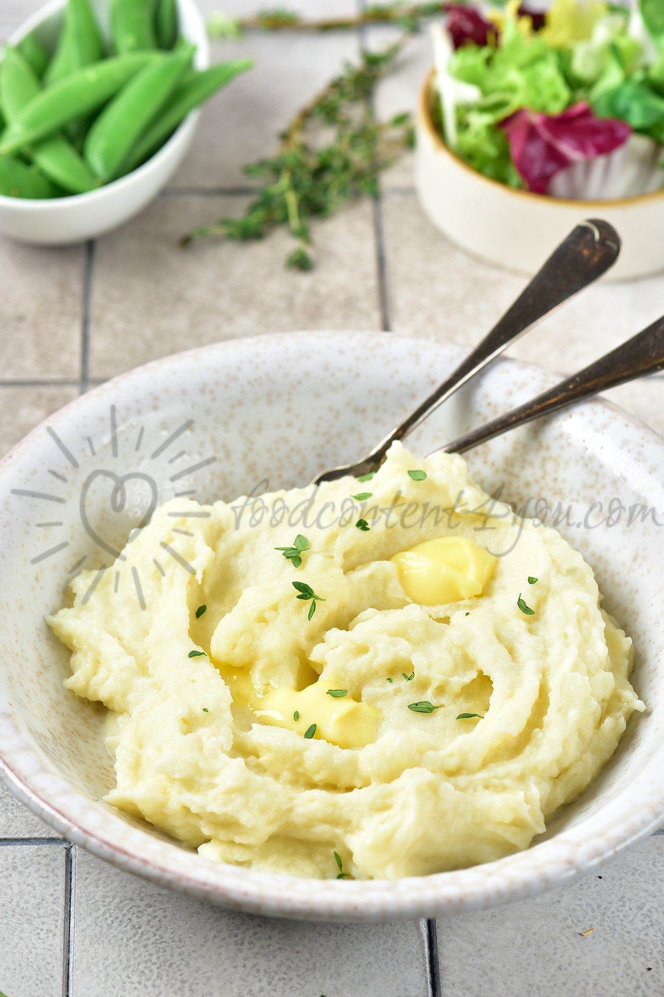 Garlic Mashed Potatoes - Set 1 of 5