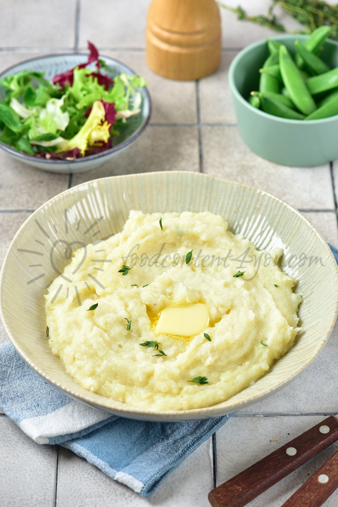 Garlic Mashed Potatoes - Set 2 of 5
