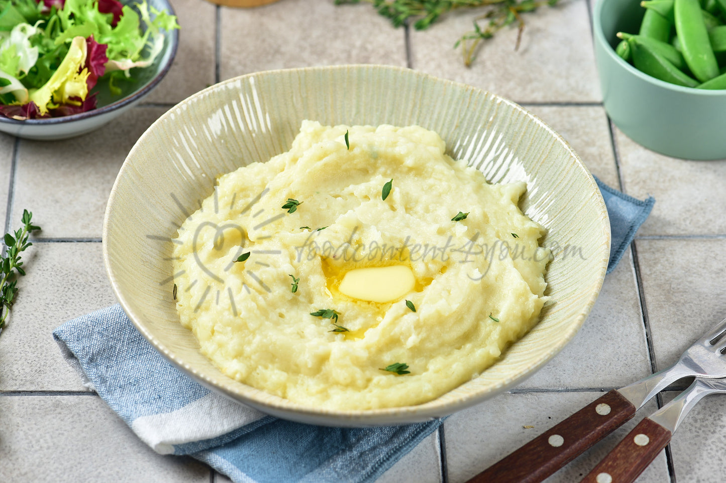 Garlic Mashed Potatoes - Set 2 of 5