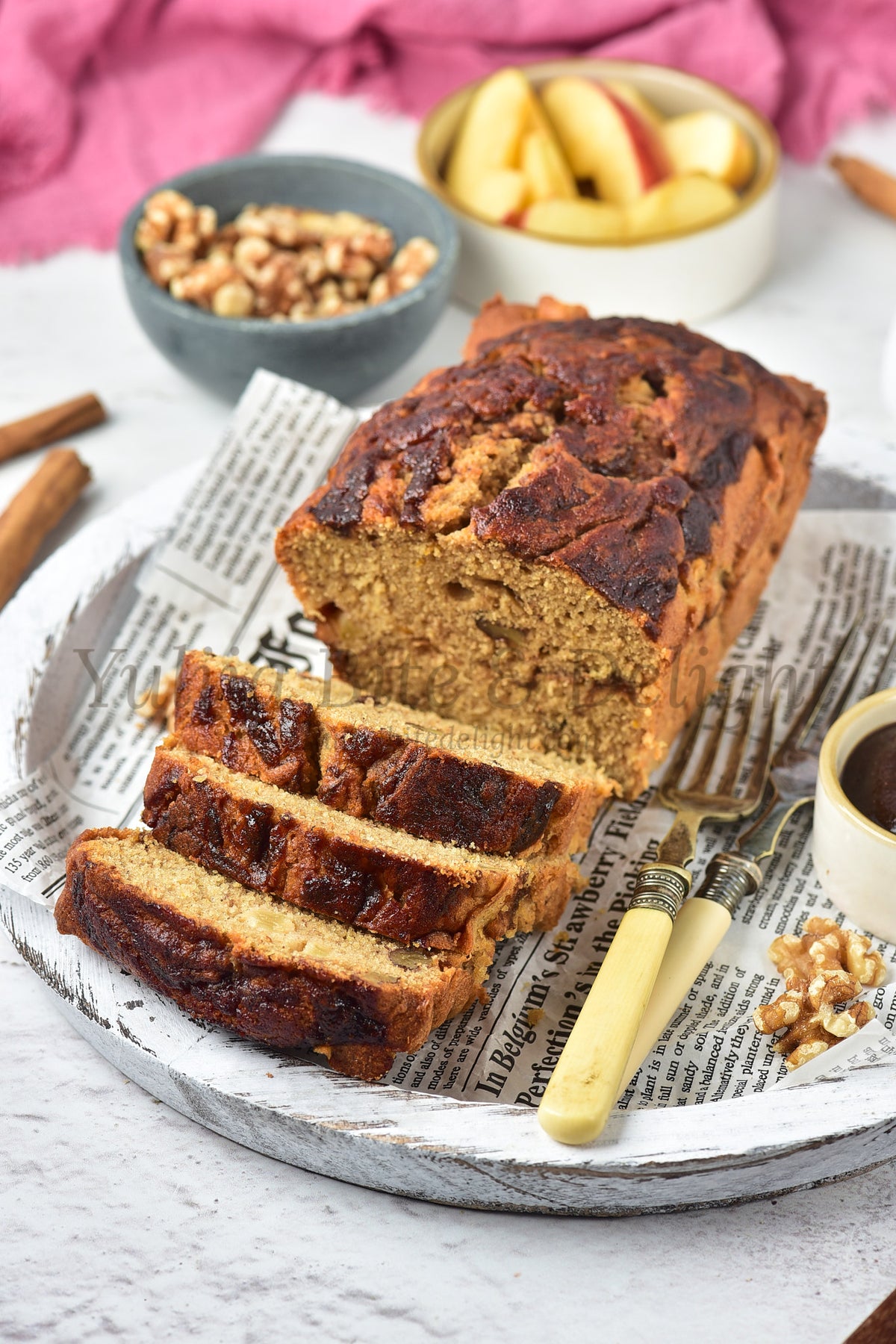 Apple Butter Loaf Cake - Set 3 of 5