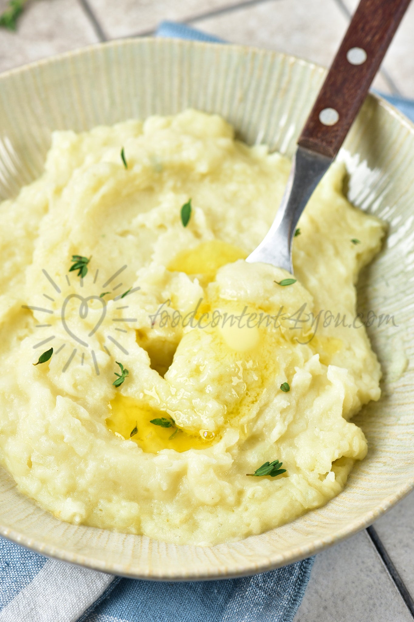 Garlic Mashed Potatoes - Set 2 of 5