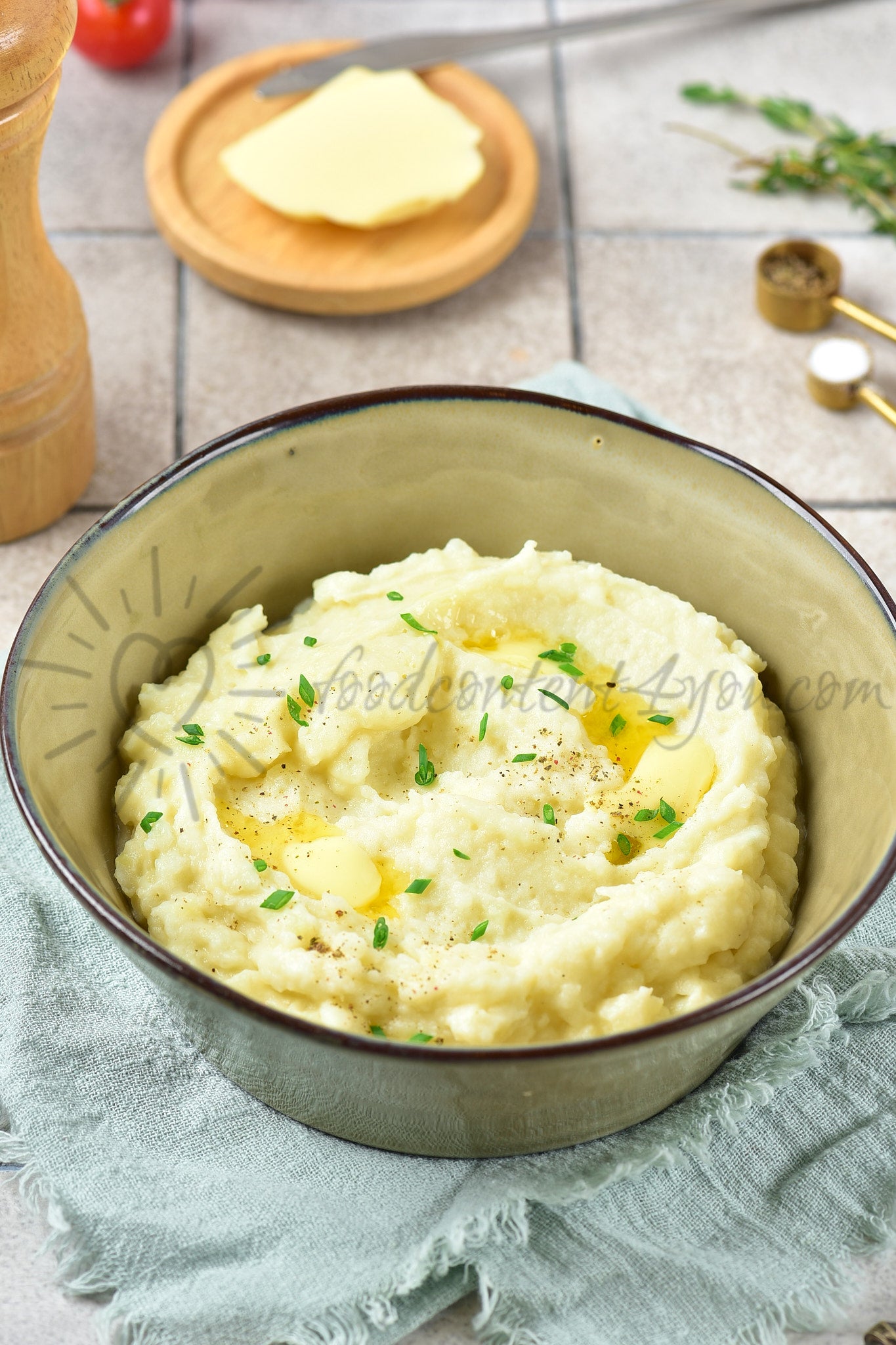 Garlic Mashed Potatoes - Set 3 of 5