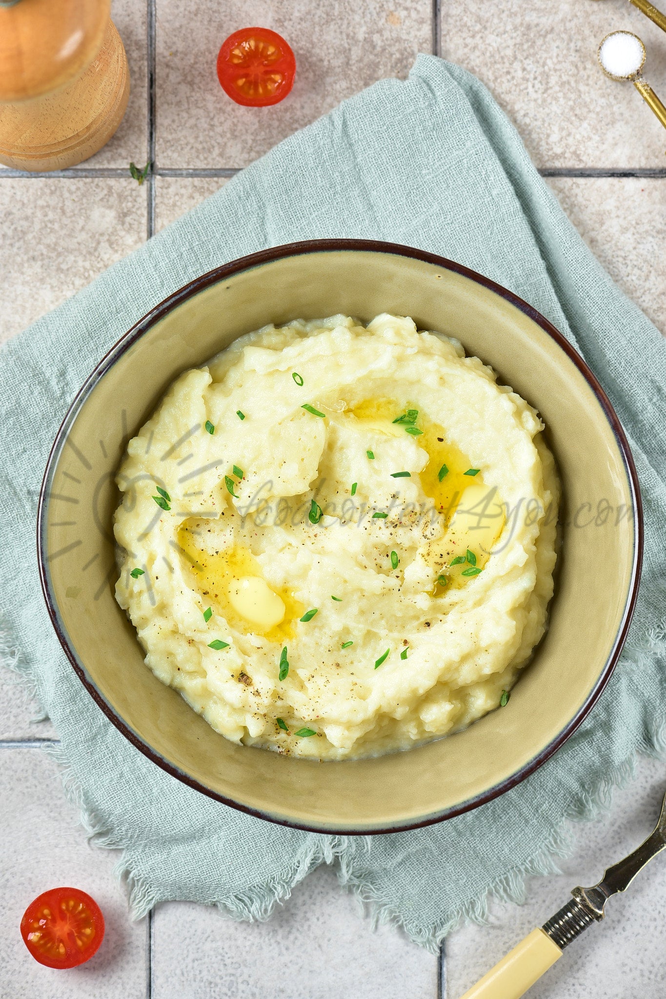 Garlic Mashed Potatoes - Set 3 of 5