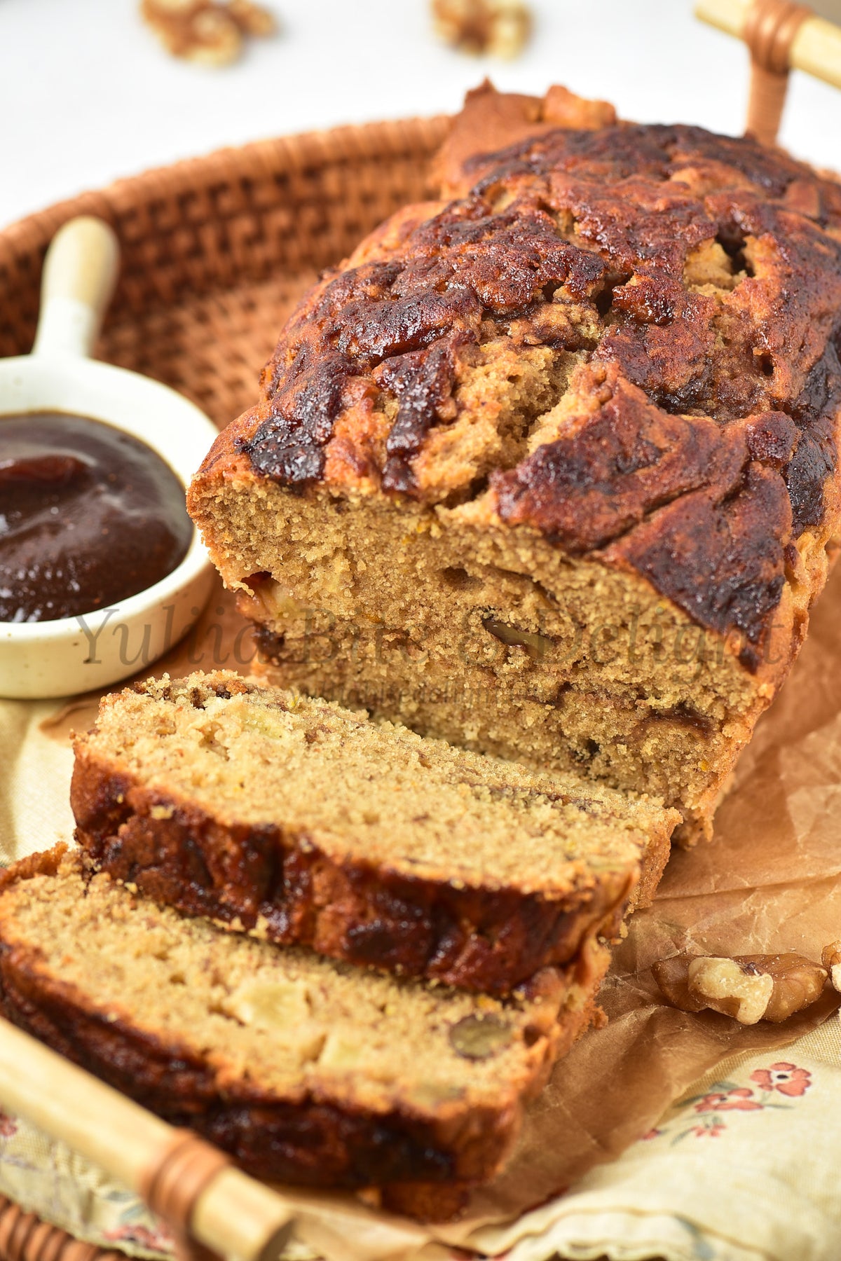 Apple Butter Loaf Cake - Set 5 of 5