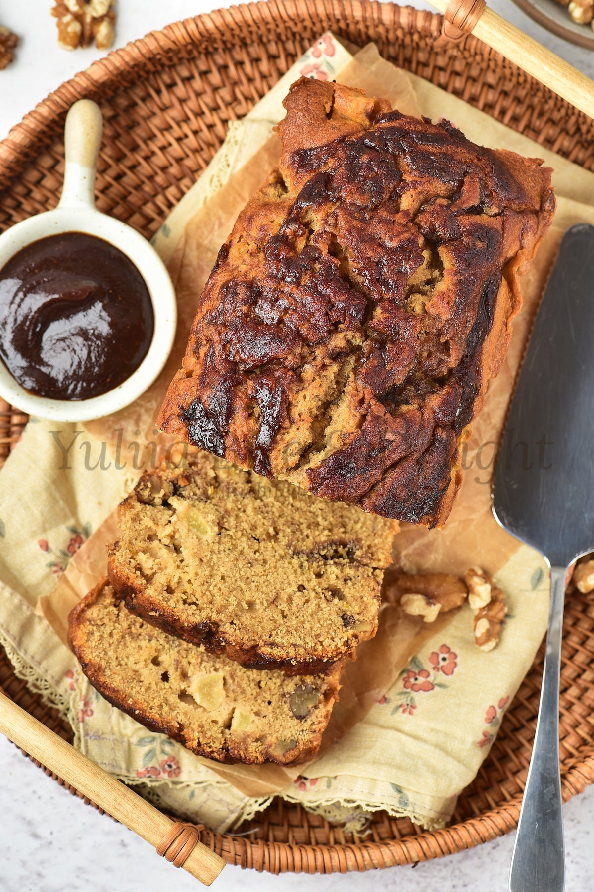 Apple Butter Loaf Cake - Set 5 of 5