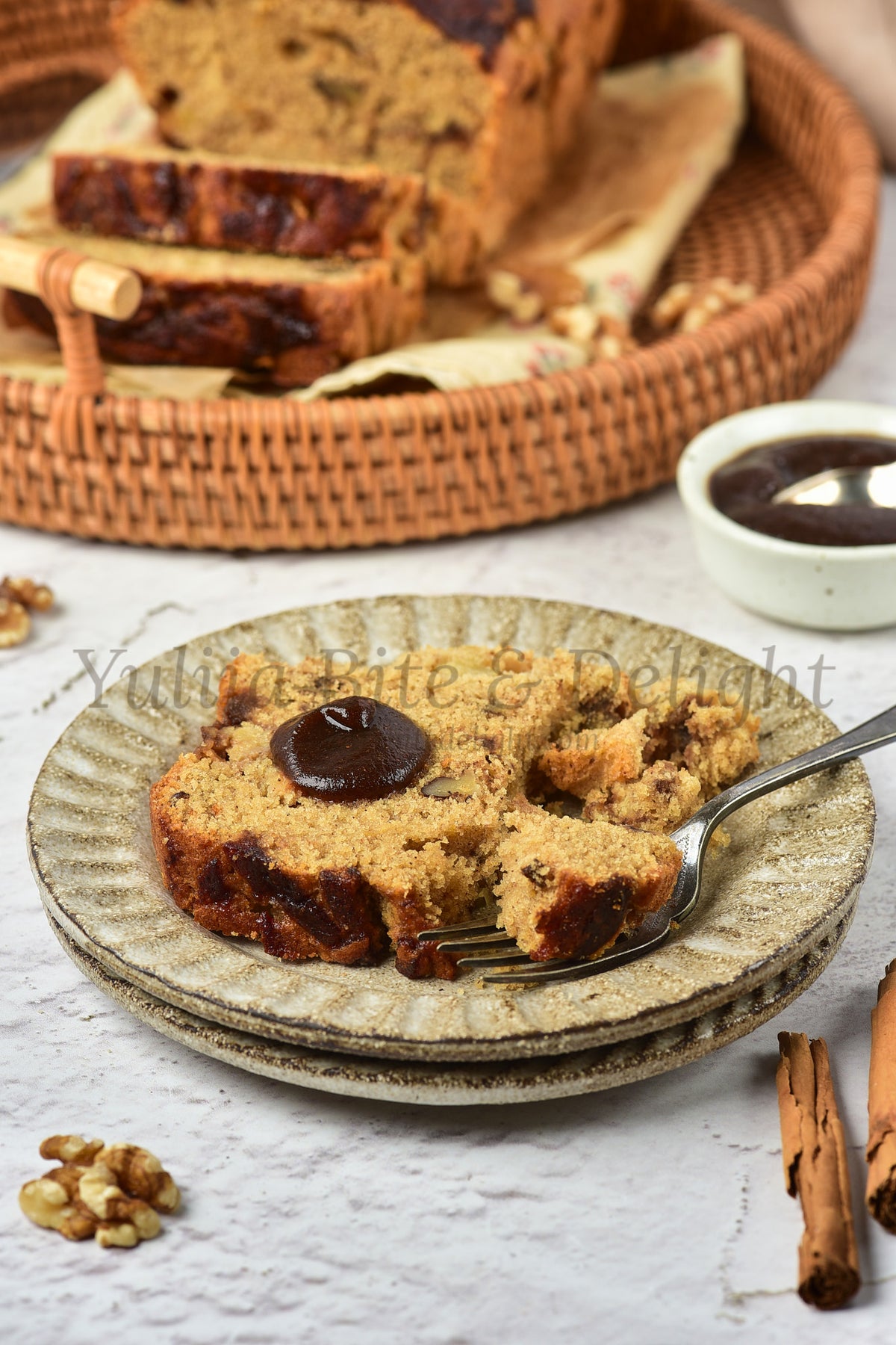 Apple Butter Loaf Cake - Set 5 of 5